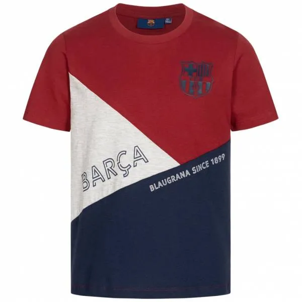  Team Crest & Logo Bambino T-shirt FCB-3-383