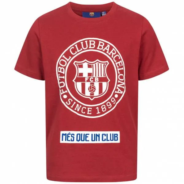  Emblem Bambini T-shirt Rosso FCB-2-025