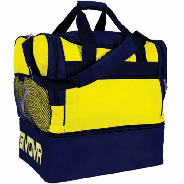  Borsa sportiva per calcio giallo / blu scuro