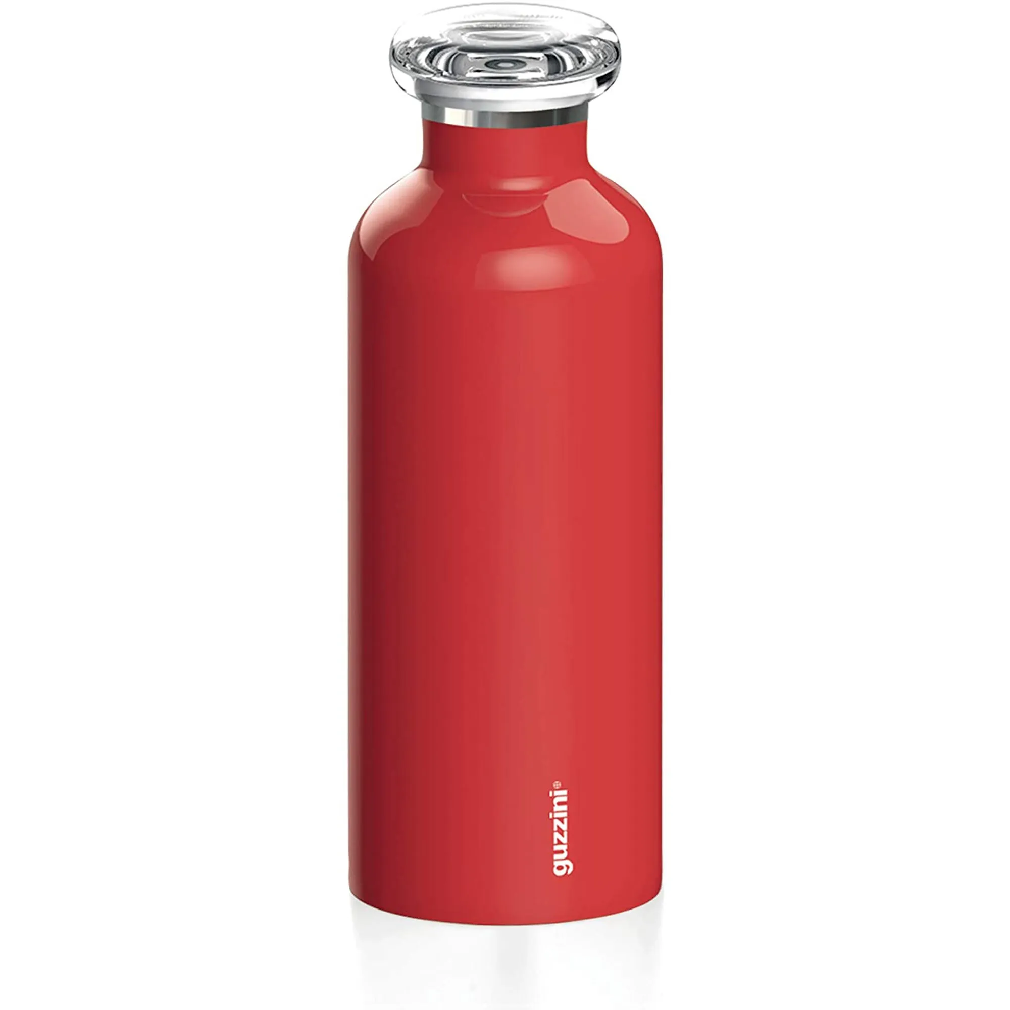 Borraccia termica in acciaio contenitore per liquidi 7,3xh21,2 cm 500 cc Mantiene 12 ore Caldo 24 ore Freddo colore Rosso brillante