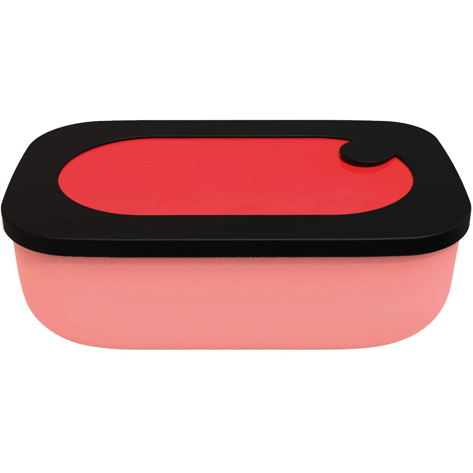 On The Go Lunchbox con Contenitore, Spalvieri & Del Ciotto, 20 x 12 x h7 cm, 900 cc, Rosso brillante