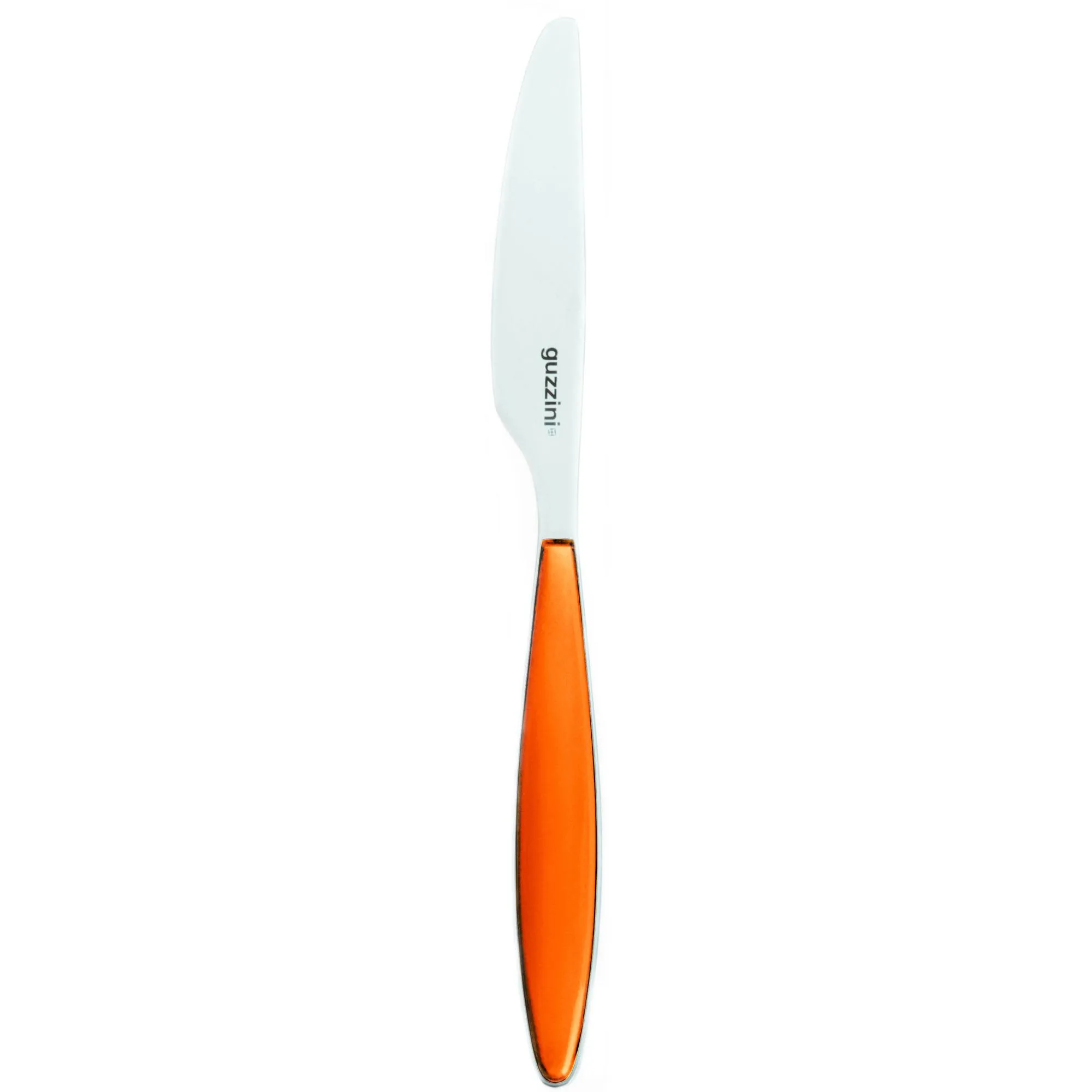 Coltelli da Tavola FEELING set da 6 pezzi in acciaio 18.10 AISI304 22.5 Cm Arancio lavabili in lavastoviglie