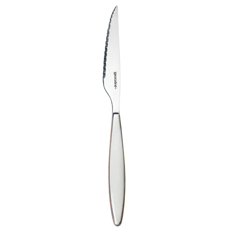 Coltelli Bistecca Pizza Feeling set da 6 pezzi Guzzini pezzo Bianco lunghezza 22,5 cm lavabili in Lavastoviglie