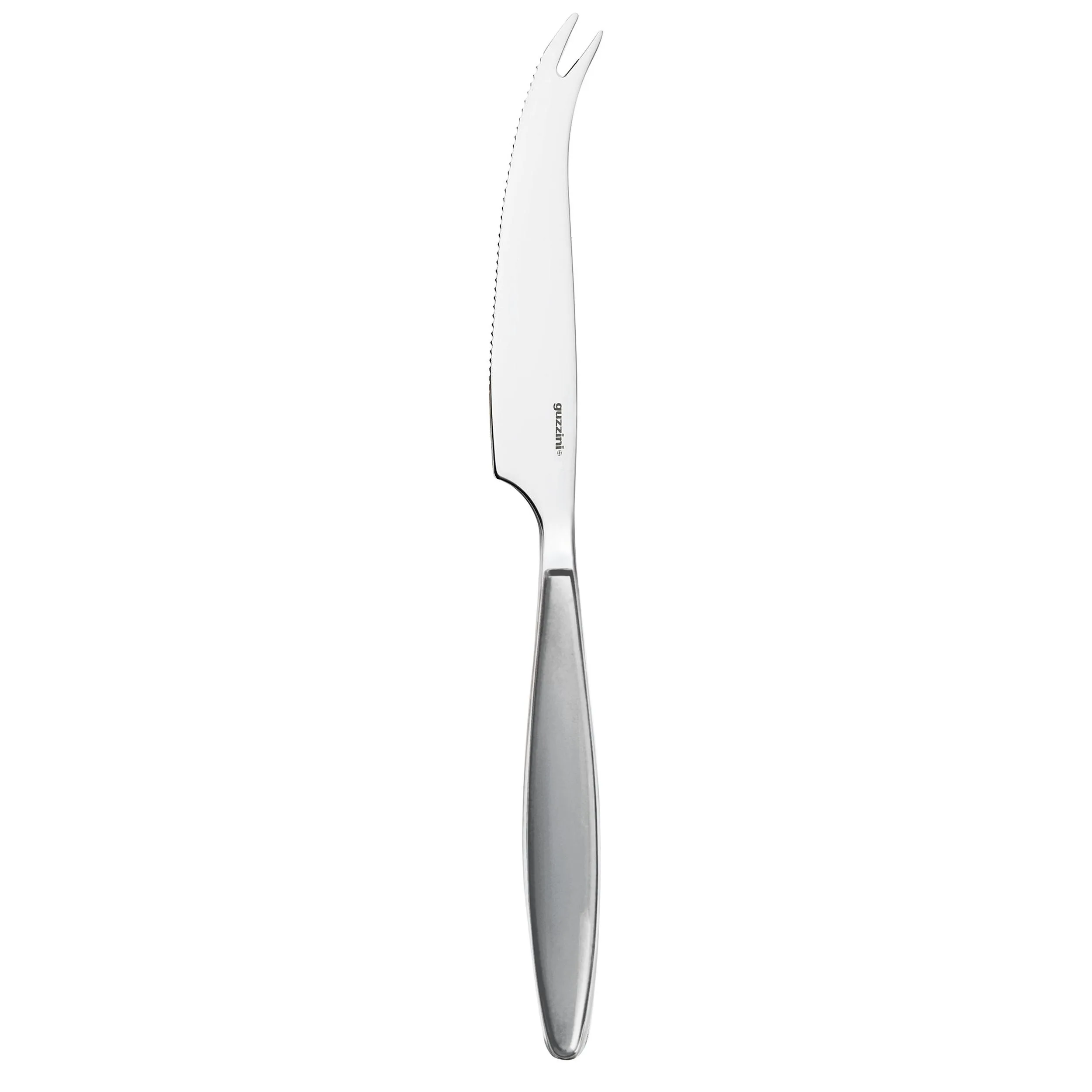 Coltello Formaggio due punte Feeling inox 18/10 lucido 23,8 cm Grigio Cielo