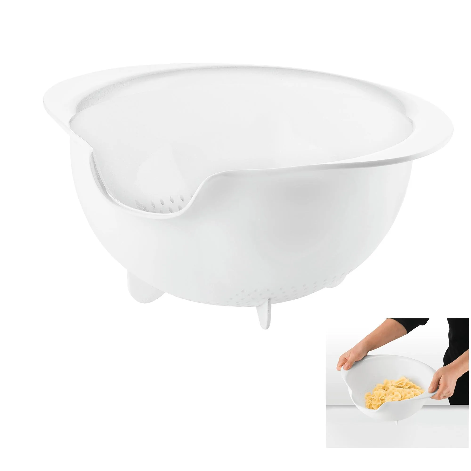 Scolatutto versafacile ALL-IN My Kitchen 29,5x25,5xh.12.5 cm Colore Bianco