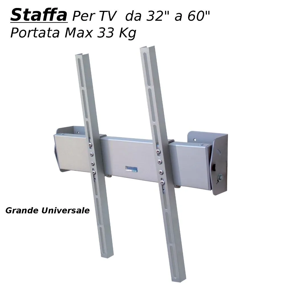 Staffa a parete inclinabile per TV DA 32 a 60 pollici compatibile Vesa max 400x800