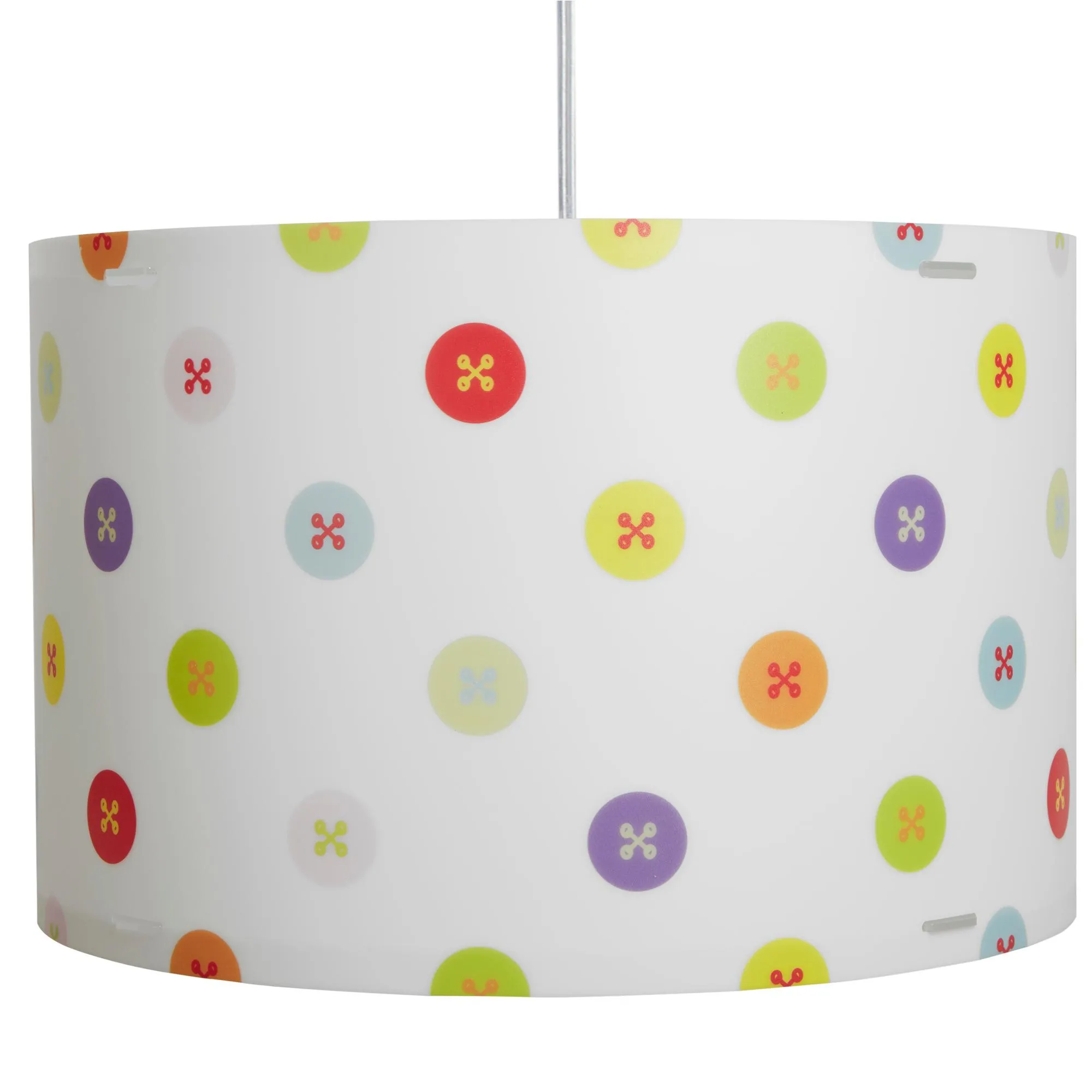 Lampada a sospensione per camerette CYLINDER Ø 45xh 29 cm in multicolor BOTTONI