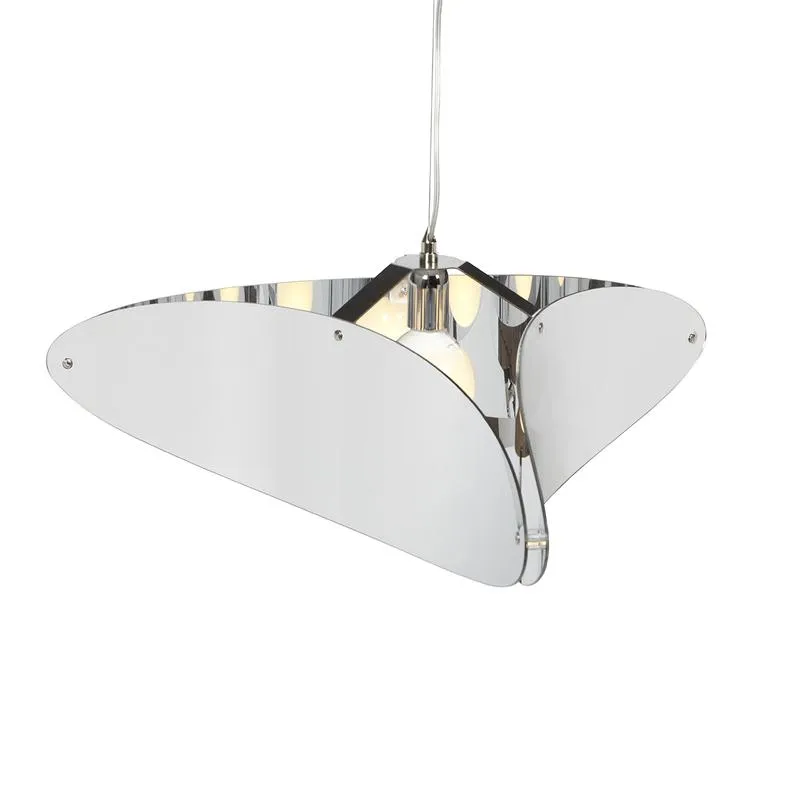 Lampadario a sospensione diametro 90xh26 cm BELLATRIX in metacrilato Cromolite