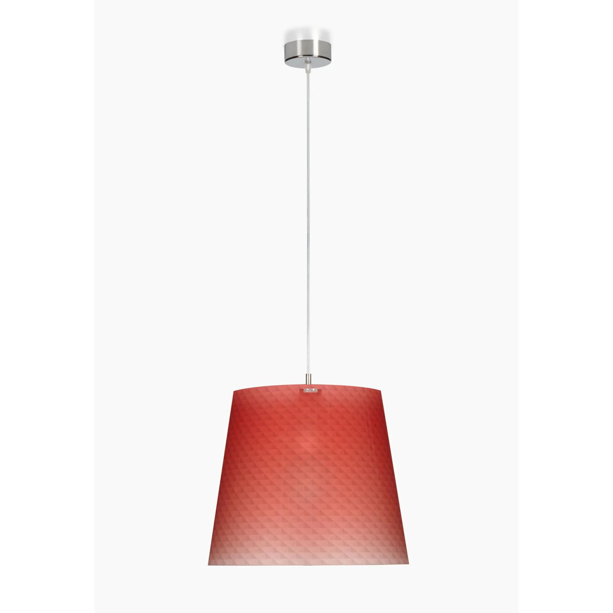 Sospensione con paralume Conico BOEMIA Ø30x27h cm 1x70 W max E 27 HGS Rosso