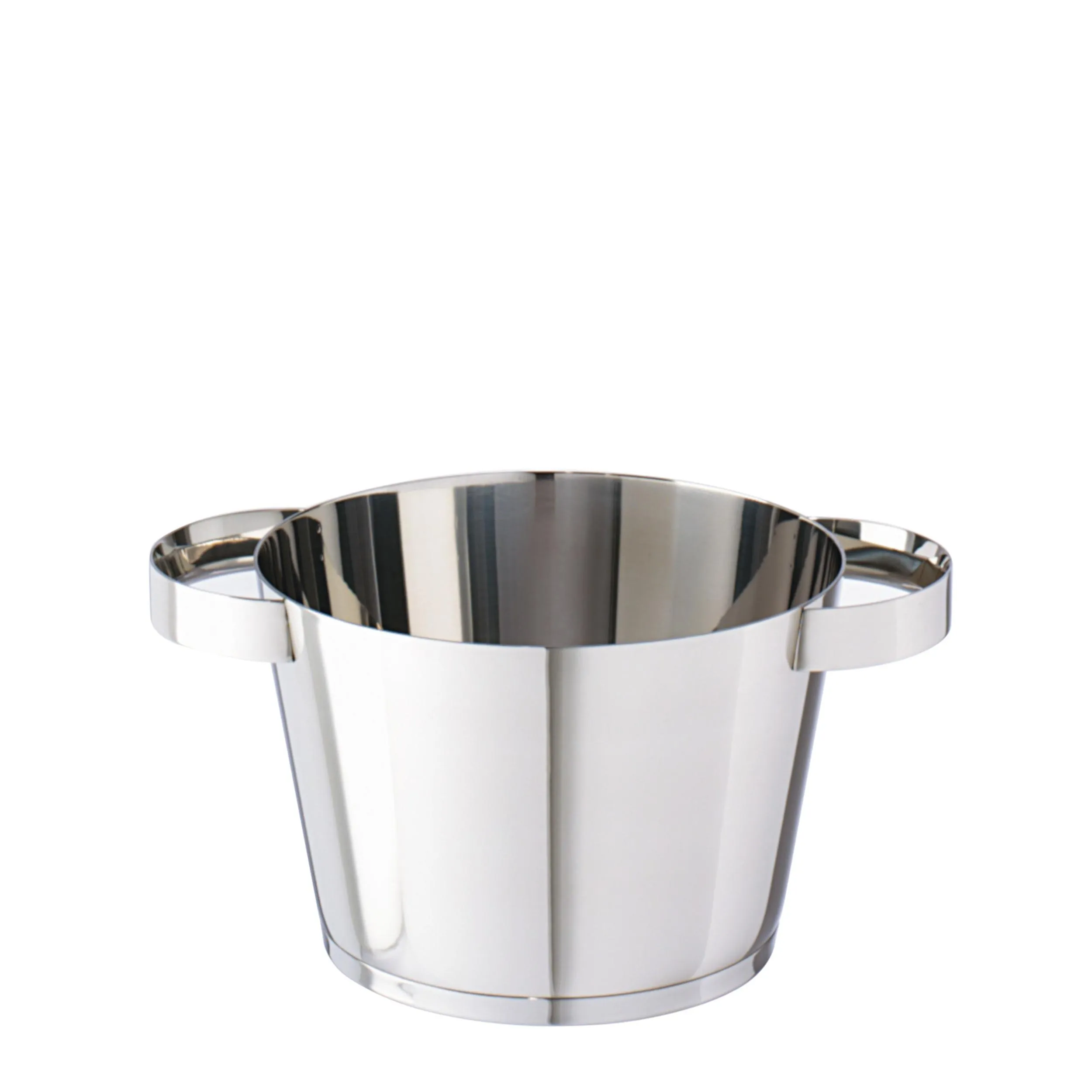 Casseruola Alta due Maniglie S-Pot Ø24 x h15 cm - 4,9 lt fondo termo diffusore, corpo in acciaio inox lucidato a specchio