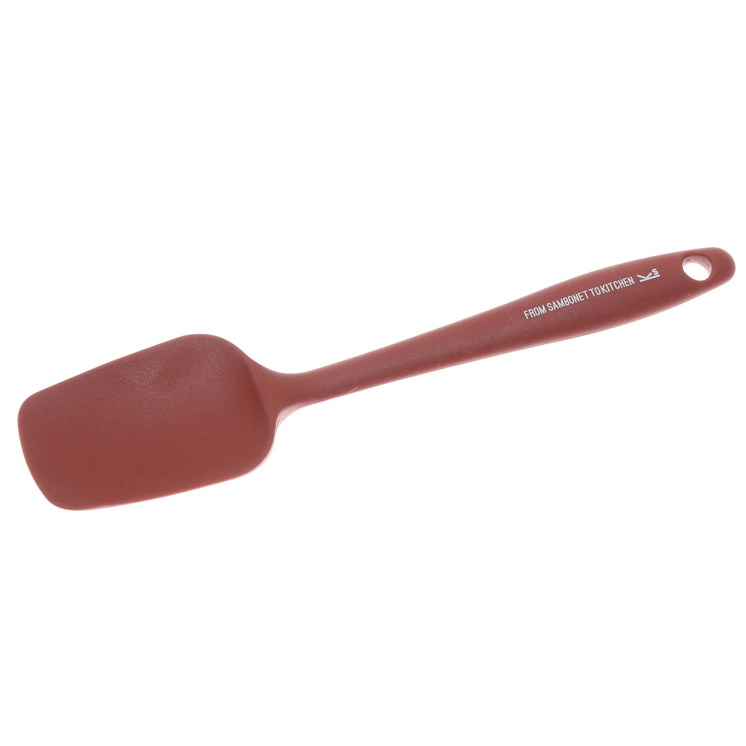 Spatola universale in silicone cm 20 , ideale per mescolare impasti molto densi resiste a temperature da -40°C a oltre +200°C colore rosso