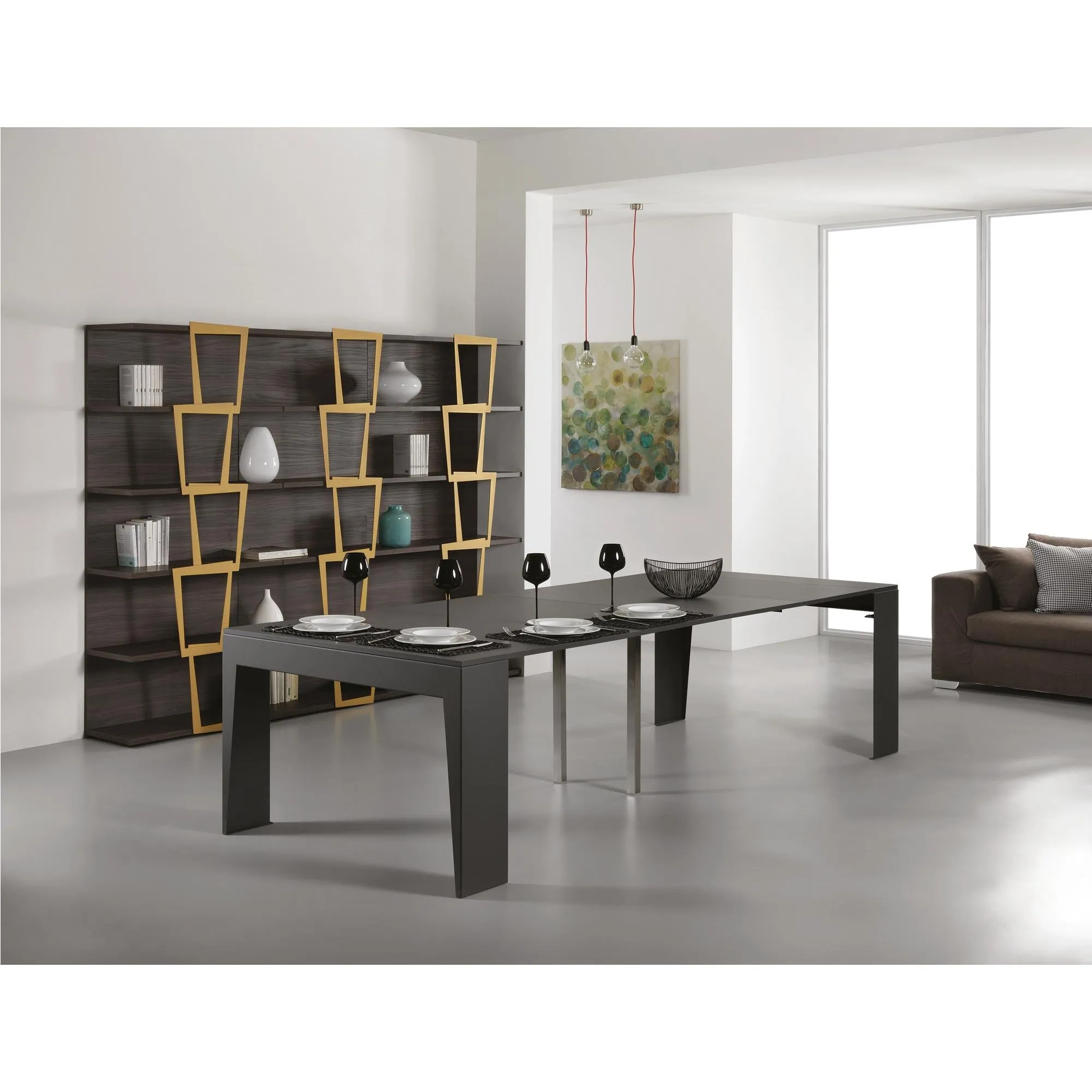 Tavolo-consolle allungabile MARVEL PLUS Dimensioni chiuso 45x120x75h Dimensioni apertura massima 285x120x75h cm