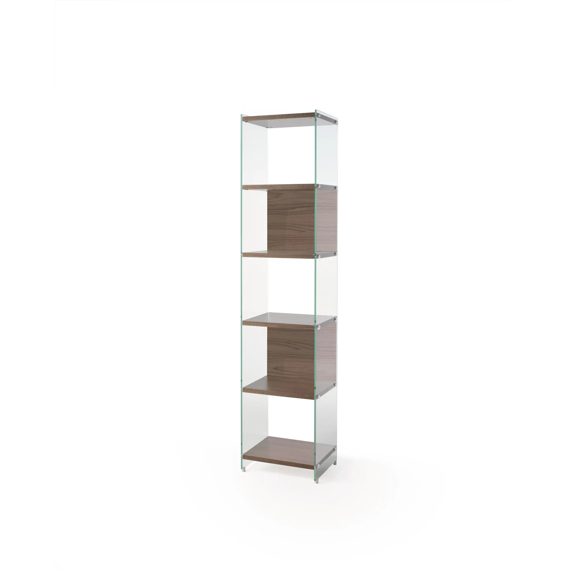 Libreria componibile da cm.45 - fianco alto 202 cm ripiani in BYBLOS