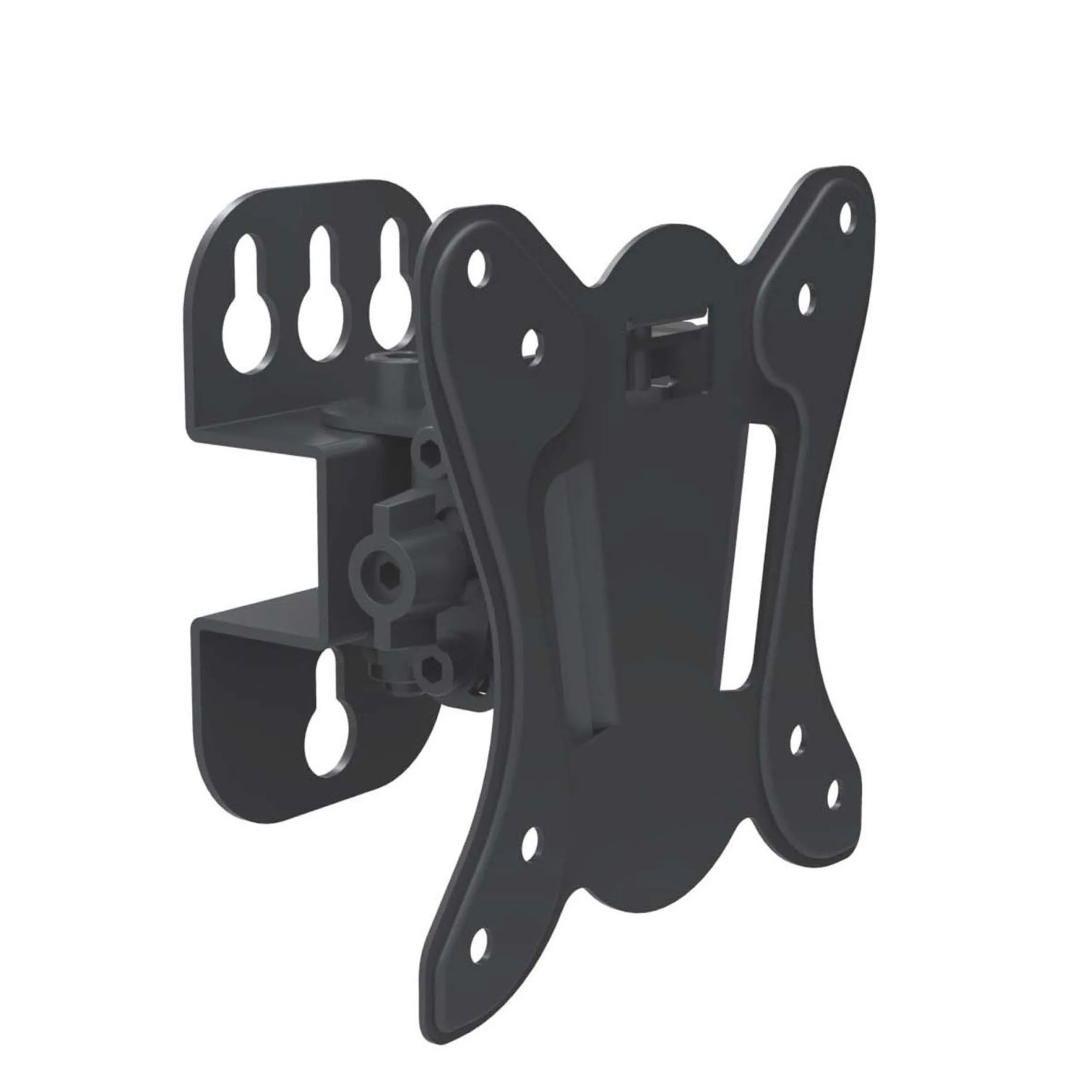 Supporto TV staffa da Muro 13-30 pollici, Compatibile Vesa 75 e 100 Inclinazione alto e basso destra sinistra. Portata max 15 kg