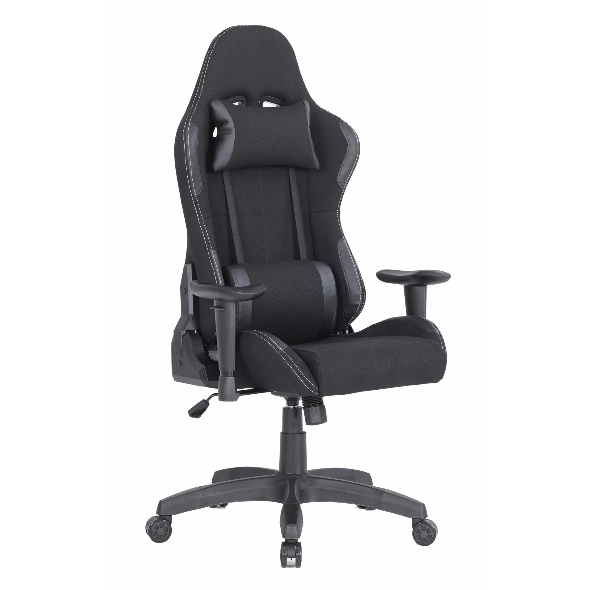 Poltrona Gaming modello INDIANAPOLIS gioco, computer ufficio in similpelle con altezza seduta regolabile Dimensioni: cm 72 x 57,5 x h. 124 max 134 cm Colore nero