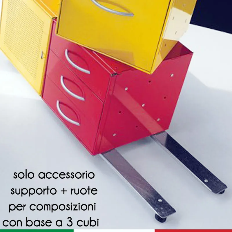 Graepel Supporto Ruote e Slitta h 8 cm per modulo base QBO