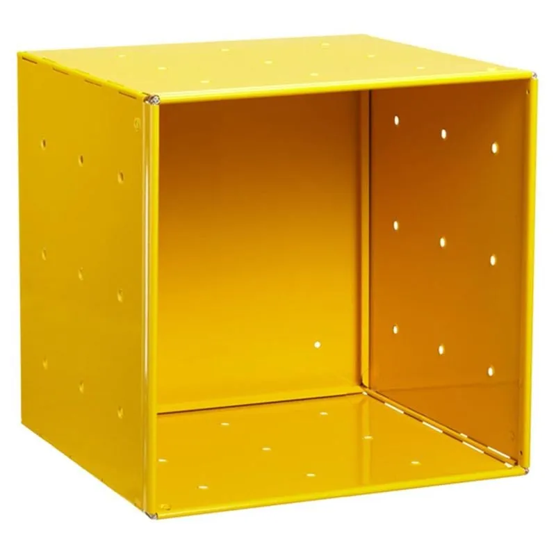 Graepel Modulo Base QBO 35x35x35 cm in acciaio inox verniciato Colore giallo