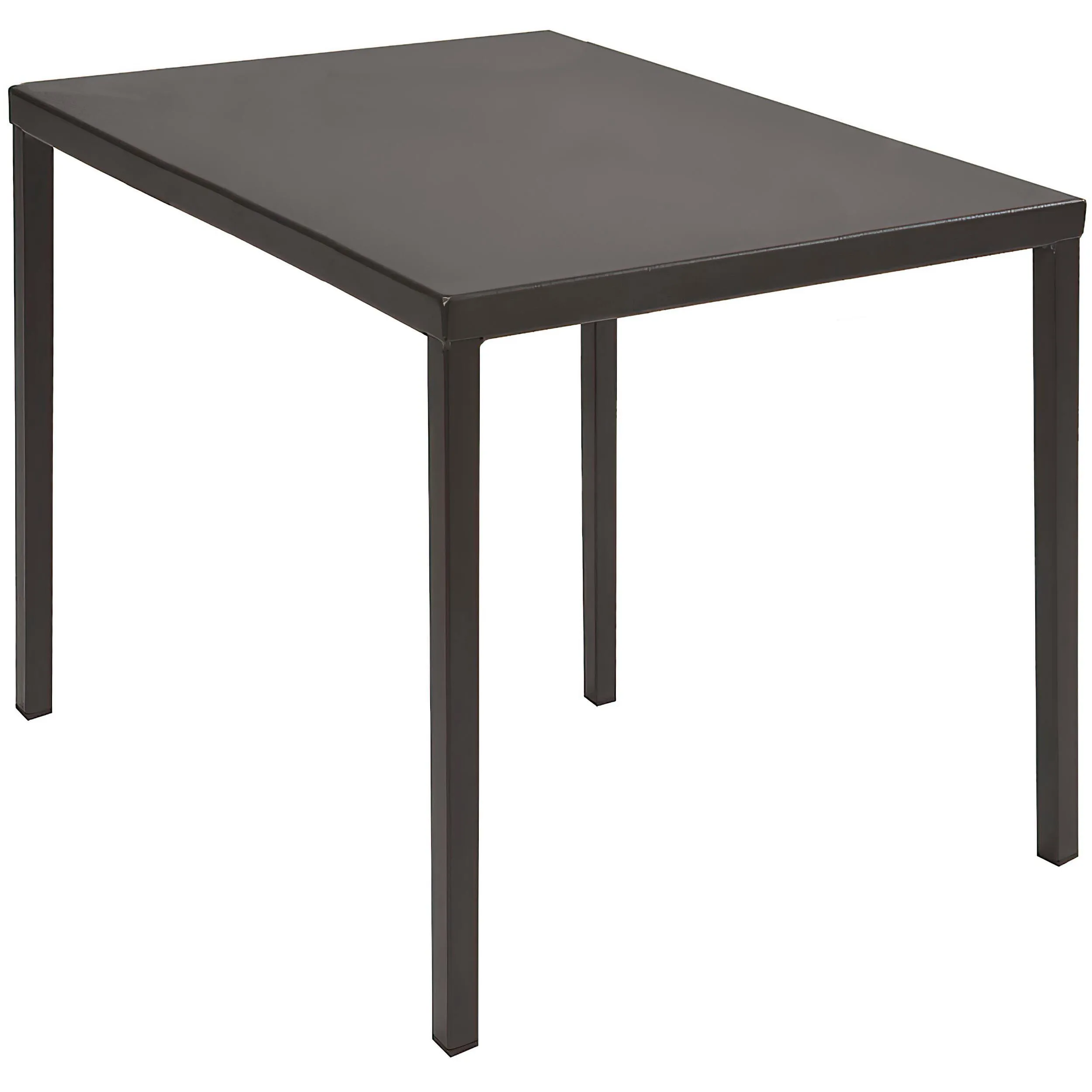 Tavolo Da Giardino impilabile DORIO Dimensioni 138x138xh75 cm - Peso 19,4 kg struttura in acciaio trattato antiruggine 100x100 riciclabile colore grigio antracite