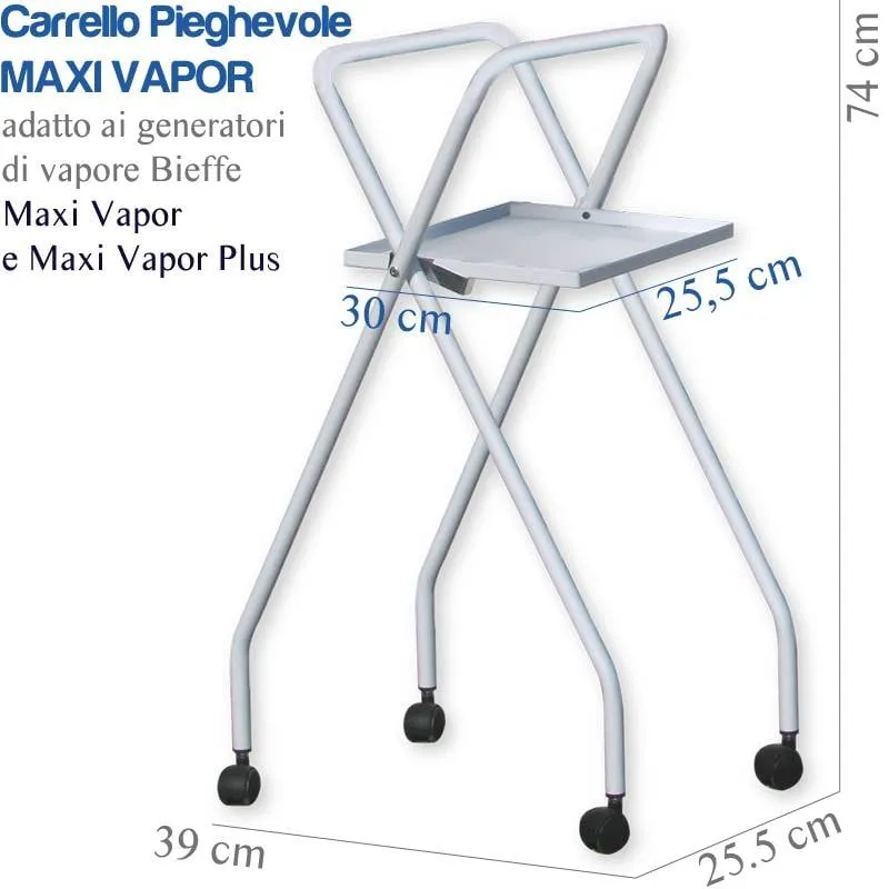 Carrello per generatore di vapore per Stirella Maxi Vapor bieffe