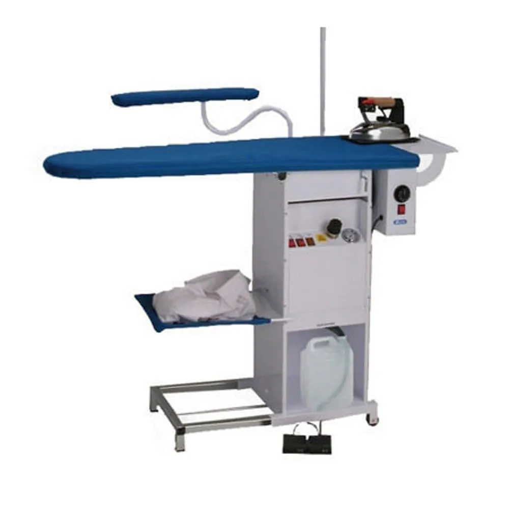 Tavolo da stiro professionale FOREVER BF 200 aspirante soffiante e riscaldato con Ricarica Automatica completo di ferro da stiro professionale