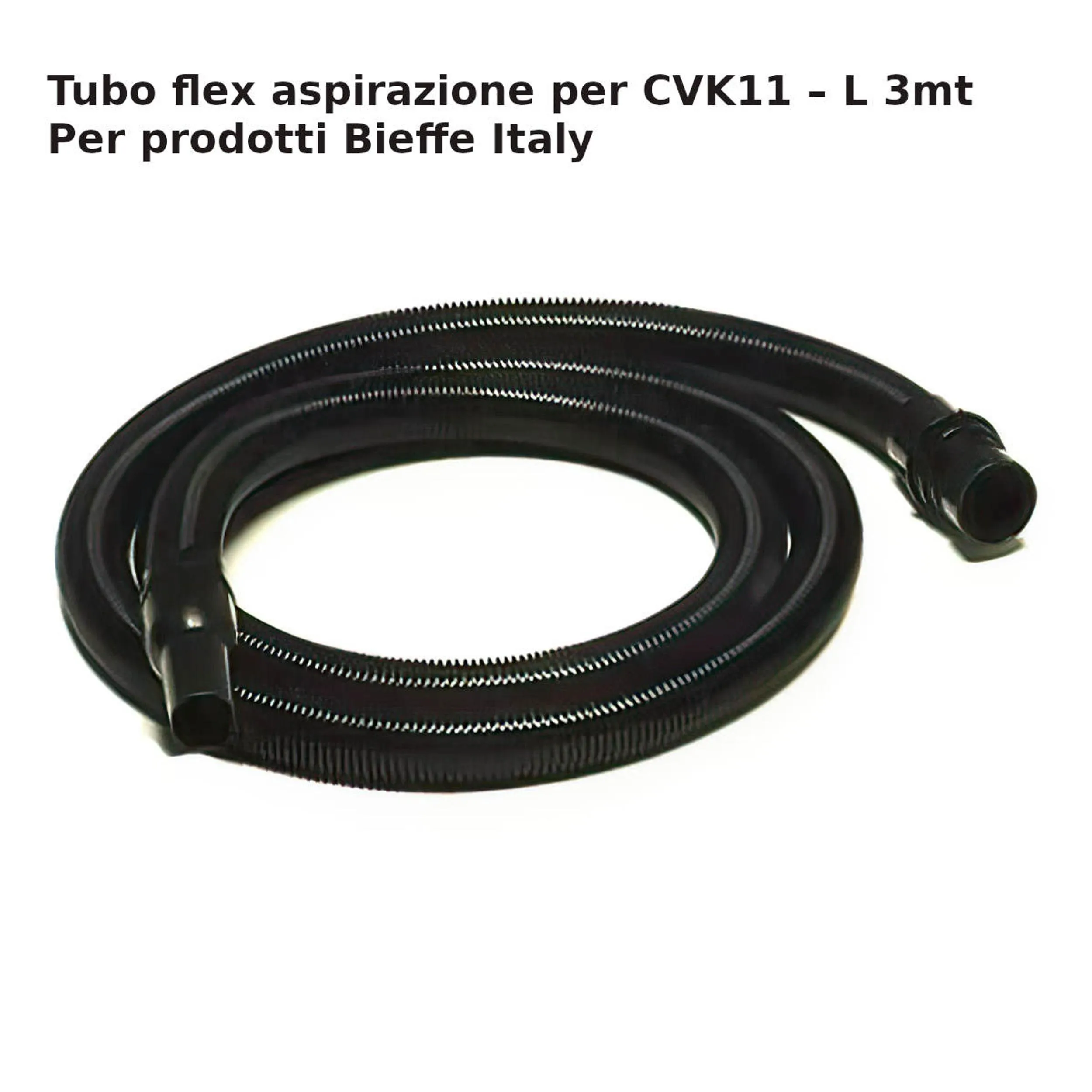 Tubo flex aspirazione per CVK11 - L 3mt per prodotti Bieffe Italy