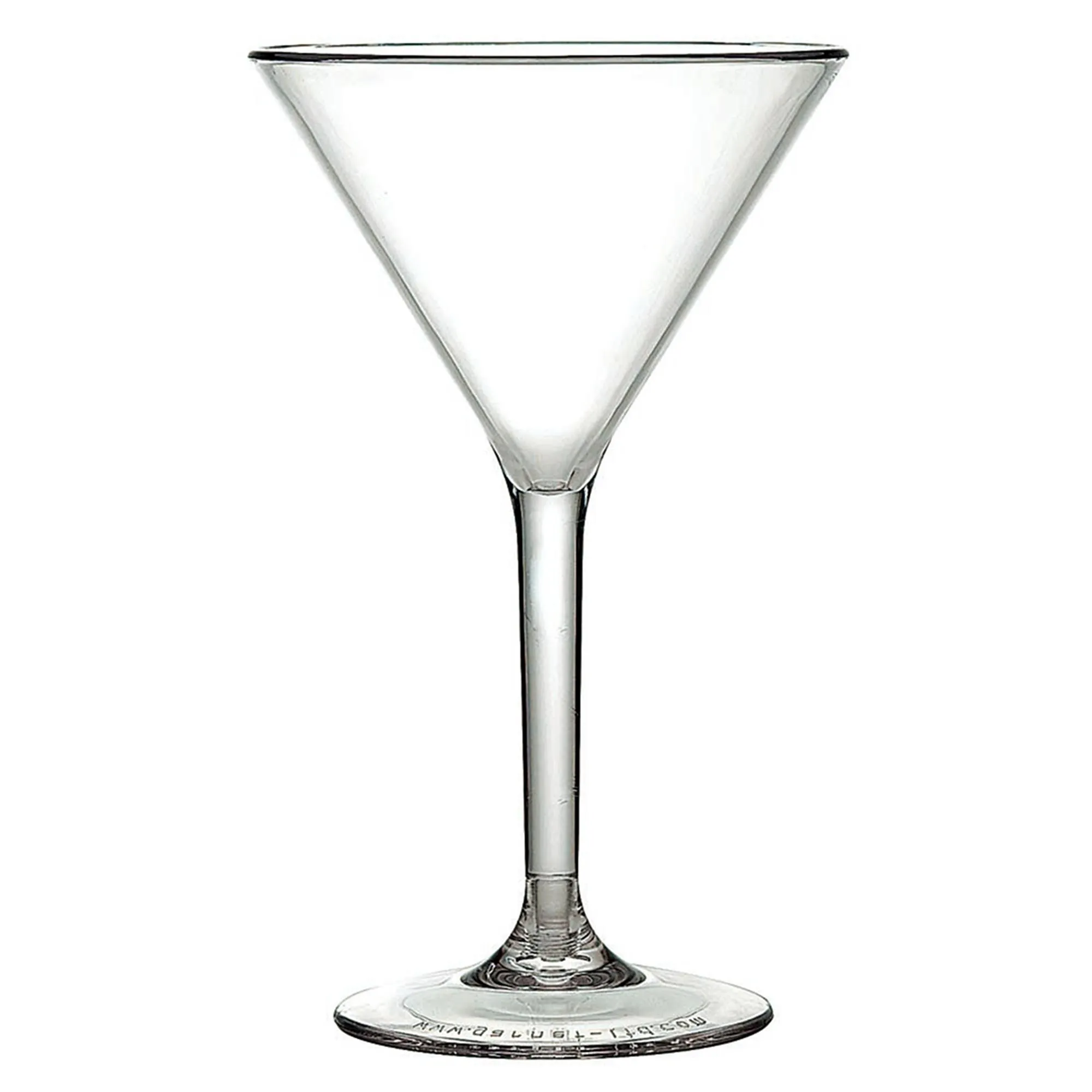 Coppa martini in SAN Ø 11.1xh18.3 cm - 240 cc ARTIC Confezione 8 pezzi Colore Trasparente