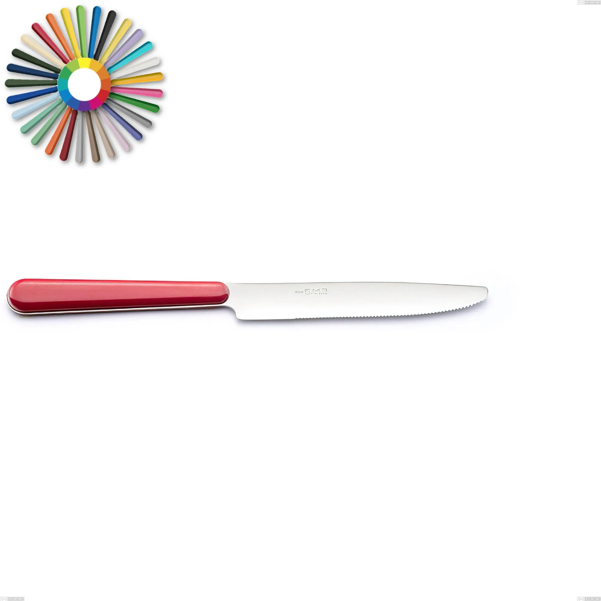 Coltello tavola Brio, Acciaio inox 18.c (AISI 430), manici in abs Dimensioni lunghezza 22 cm