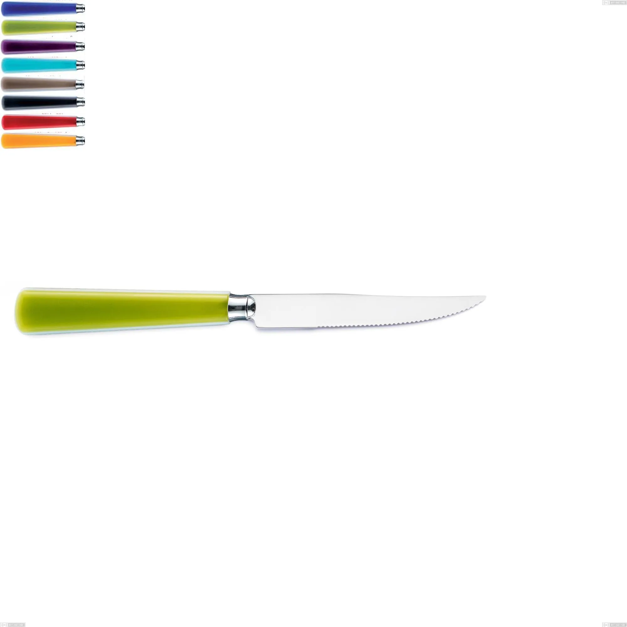 Coltello bistecca candy eme, Acciaio 18/10 AISI 304 Lucido manicatura acrilico