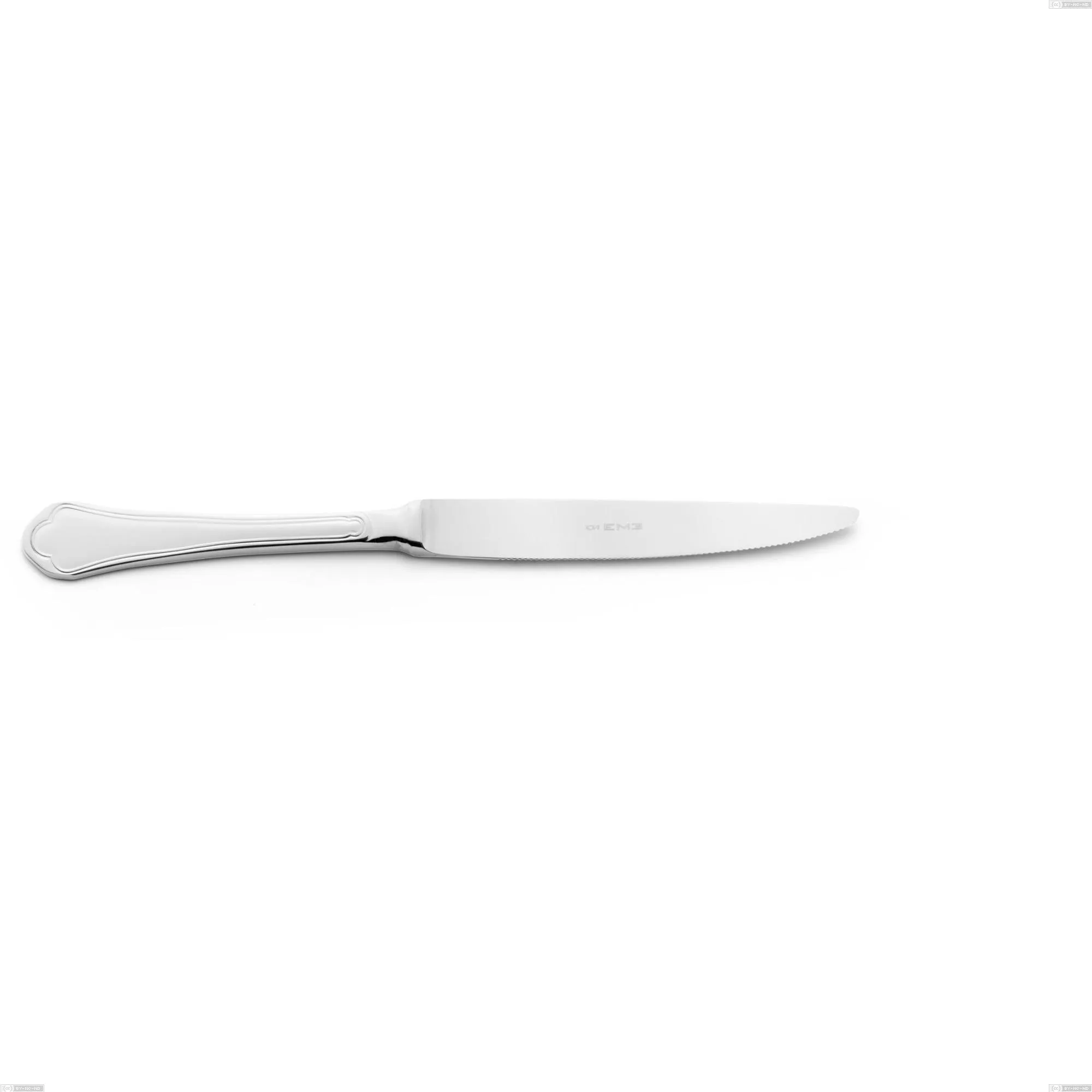 Coltello bistecca Domus, inox 18.10 (AISI304), spessore 3.0 mm - lunghezza 225 mm