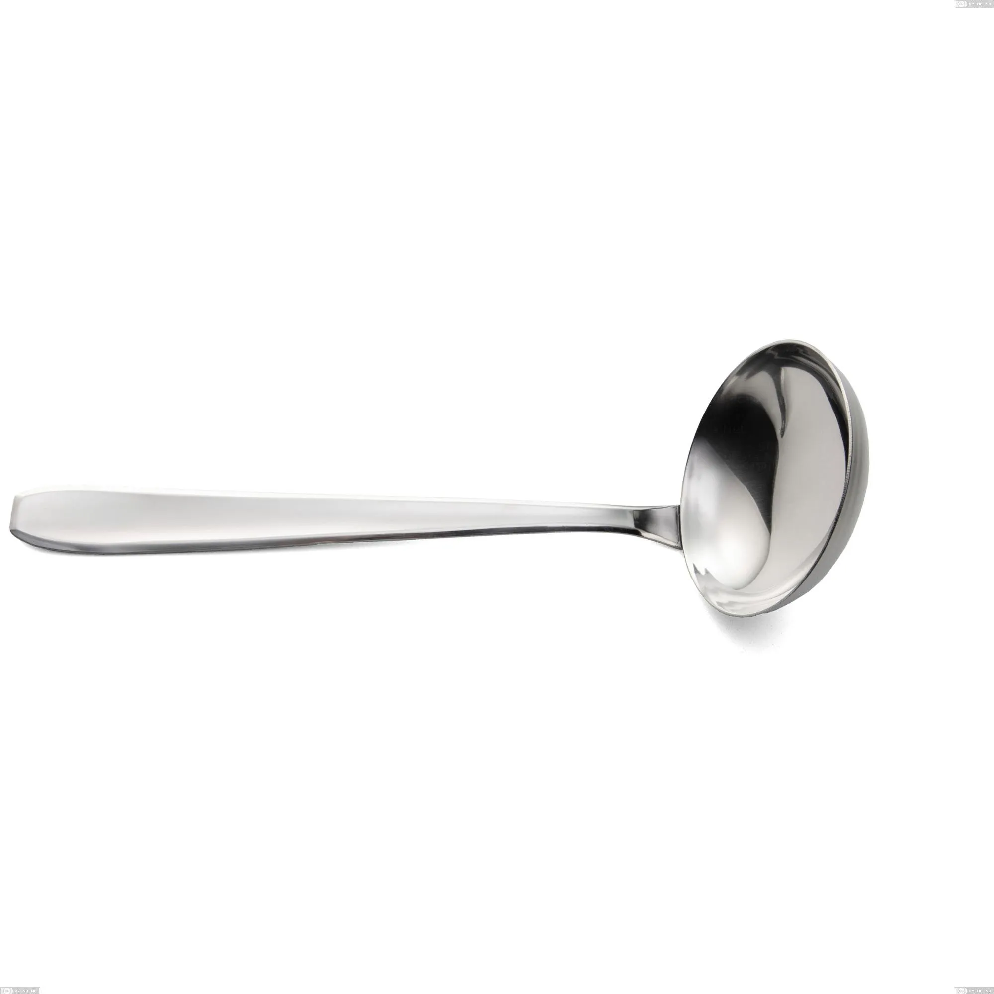 Mestolo eco, Acciaio inox Aisi 430 NIchel Free Posate Lucide, spessore 1.5 mm, lunghezza 270 mm