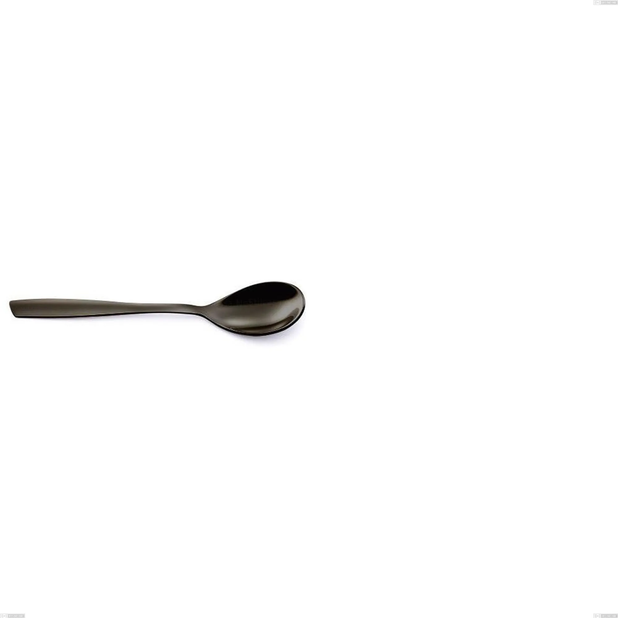 Cucchiaino caffè Acciaio inox 18/10 PVD Black Eleven lunghezza 147 mm spessore 2,5 mm design