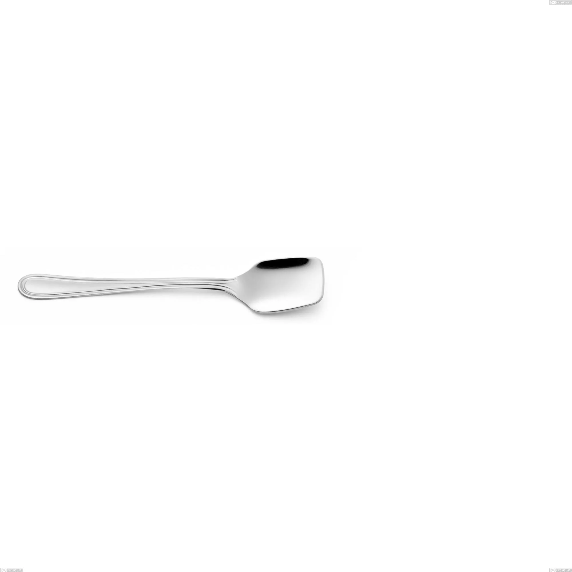 Cucchiaio gelato Galles, Acciaio inox 18/10 (aisi 304), spessore 2.00 mm, Lunghezza 134 mm