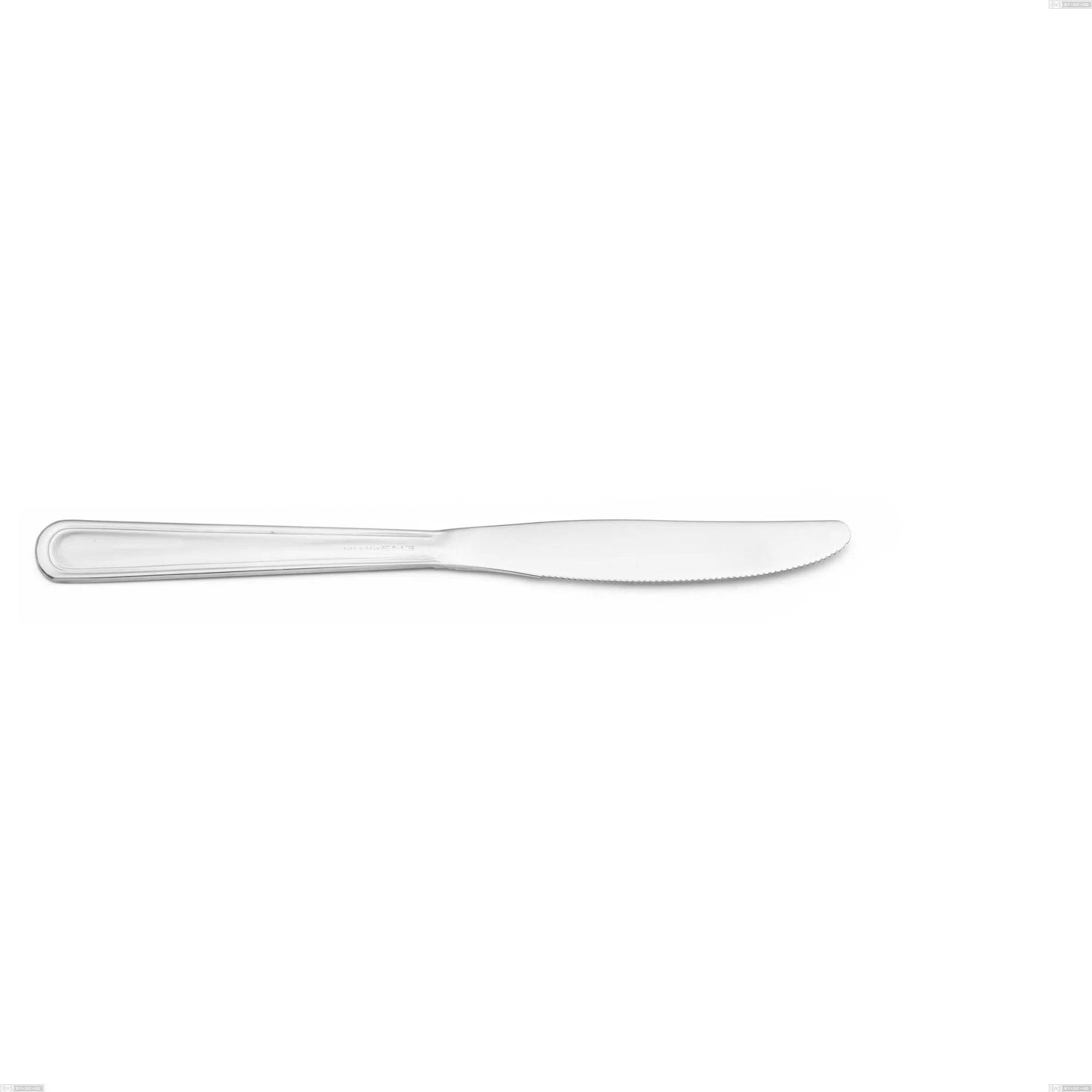 Coltello tavola economico Galles, Acciaio inox 18/10 (aisi 304), spessore 2.00 mm, Lunghezza 213 mm