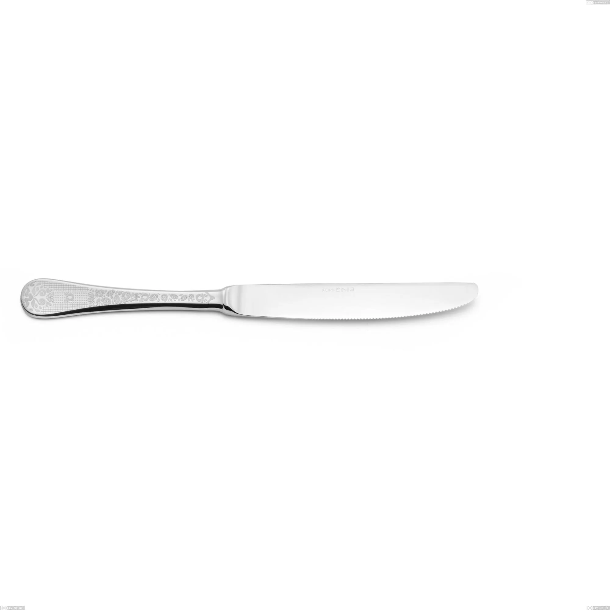 Coltello frutta Hermitage, Acciaio lucido 18.10 (AISI304), spessore 2.5 mm, Lunghezza 217 mm