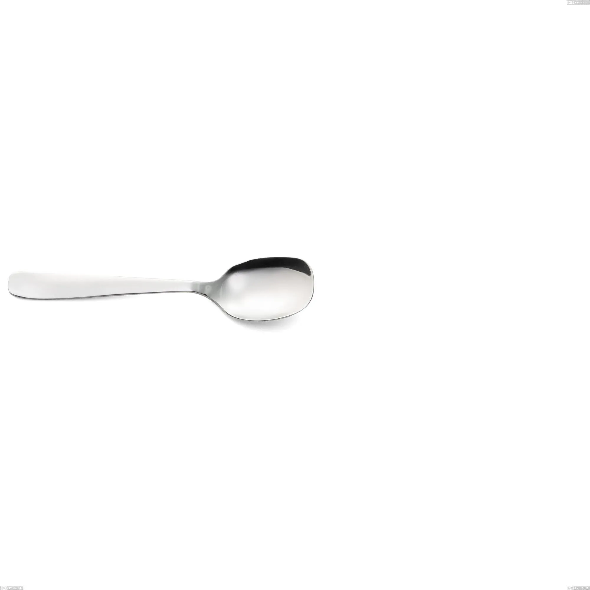 Cucchiaio gelato katya, Acciaio inox Aisi 304 Posate Lucide, spessore 2 mm, lunghezza 135 mm