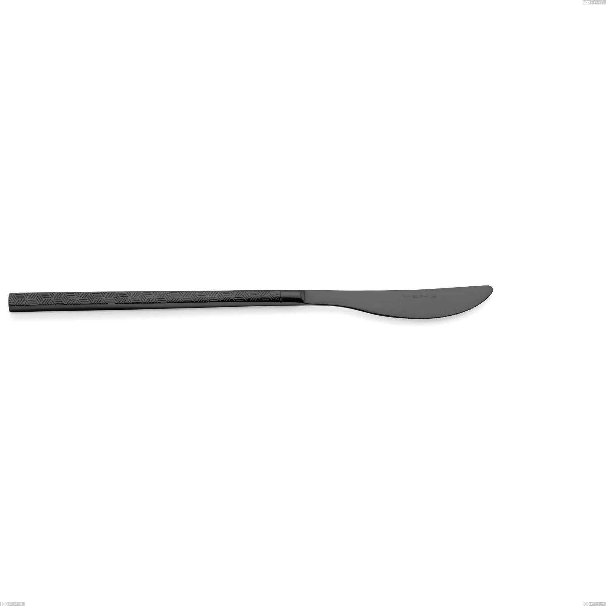 Coltello frutta Kyoto Origami Black, Acciaio inox (Aisi 304) trattamento pvd acciaio lucido, lunghezza 206 mm