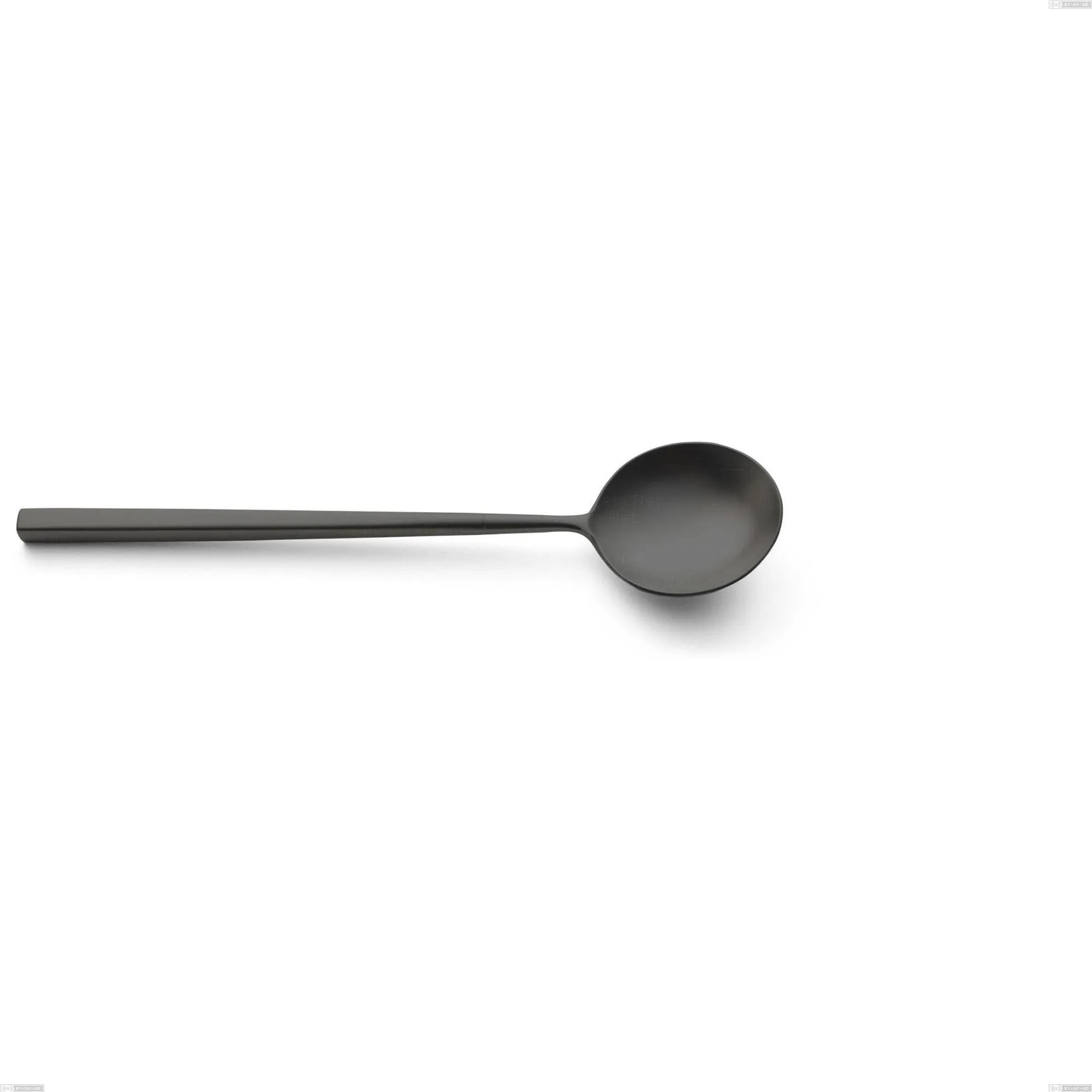 Cucchiaino frutta Kyoto Sabbiato Black, Acciaio inox (Aisi 304) inox sabbiato, lunghezza 183 mm