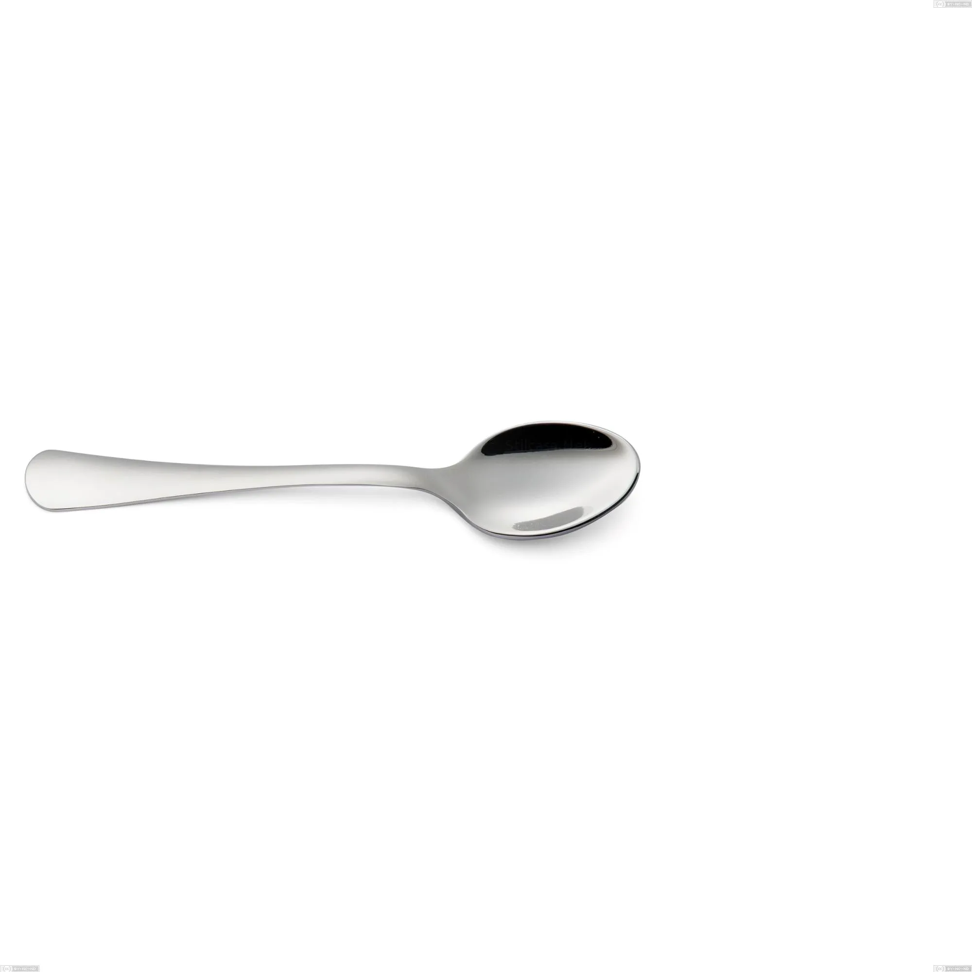 Cucchiaino caffè Milano inox 18/10 , Acciaio inox 18/10 (AISI304) lucido a specchio , spessore 2.5 mm