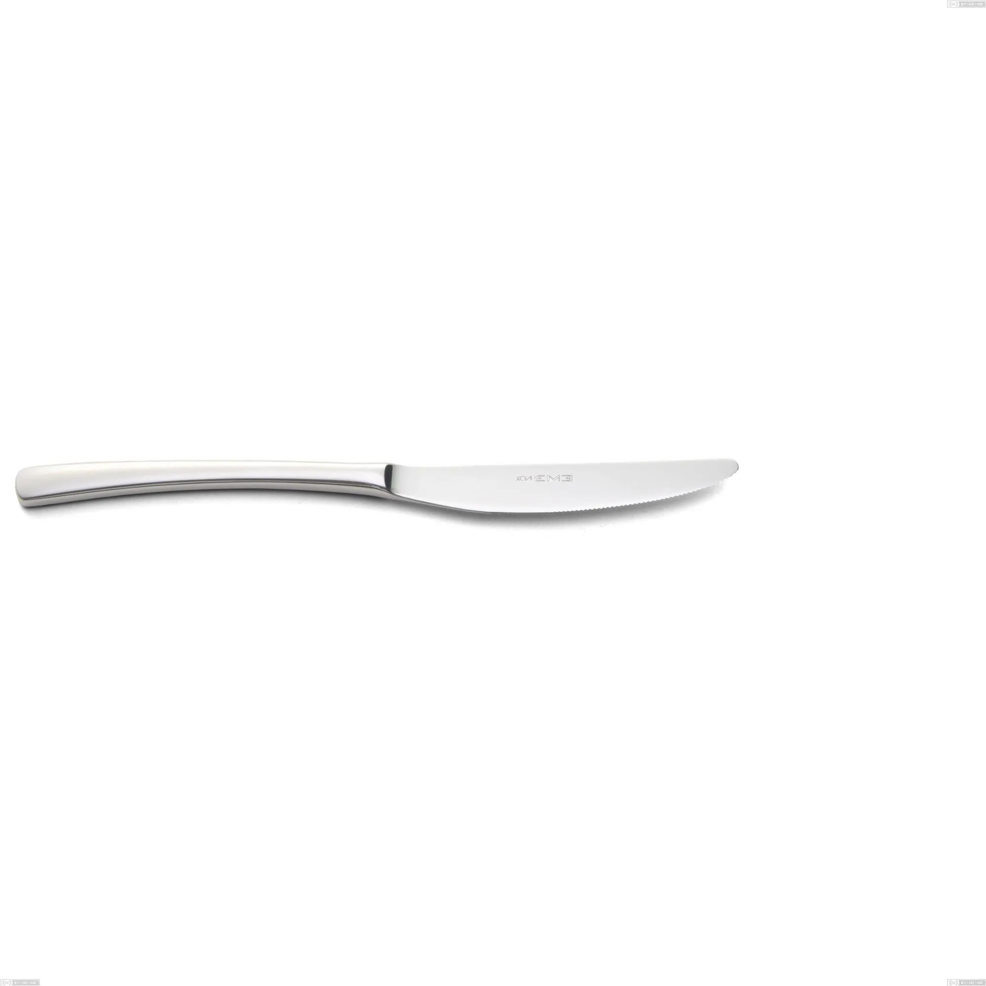 Coltello tavola Onda, Acciaio inox (Aisi 304) lucido, lunghezza 227 mm