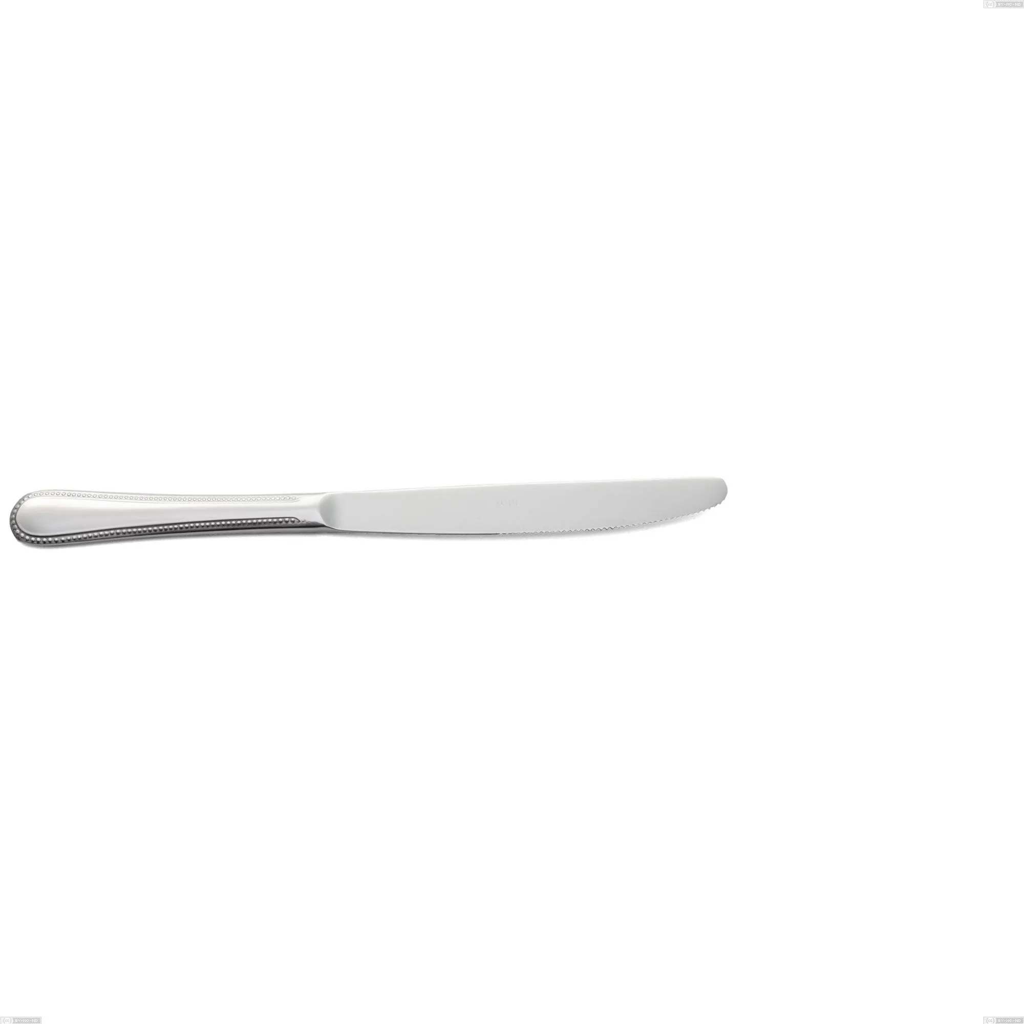 Coltello frutta perles, Acciaio inox Aisi 304 lucido, spessore 2.5 mm, design Classico, lunghezza 195 mm