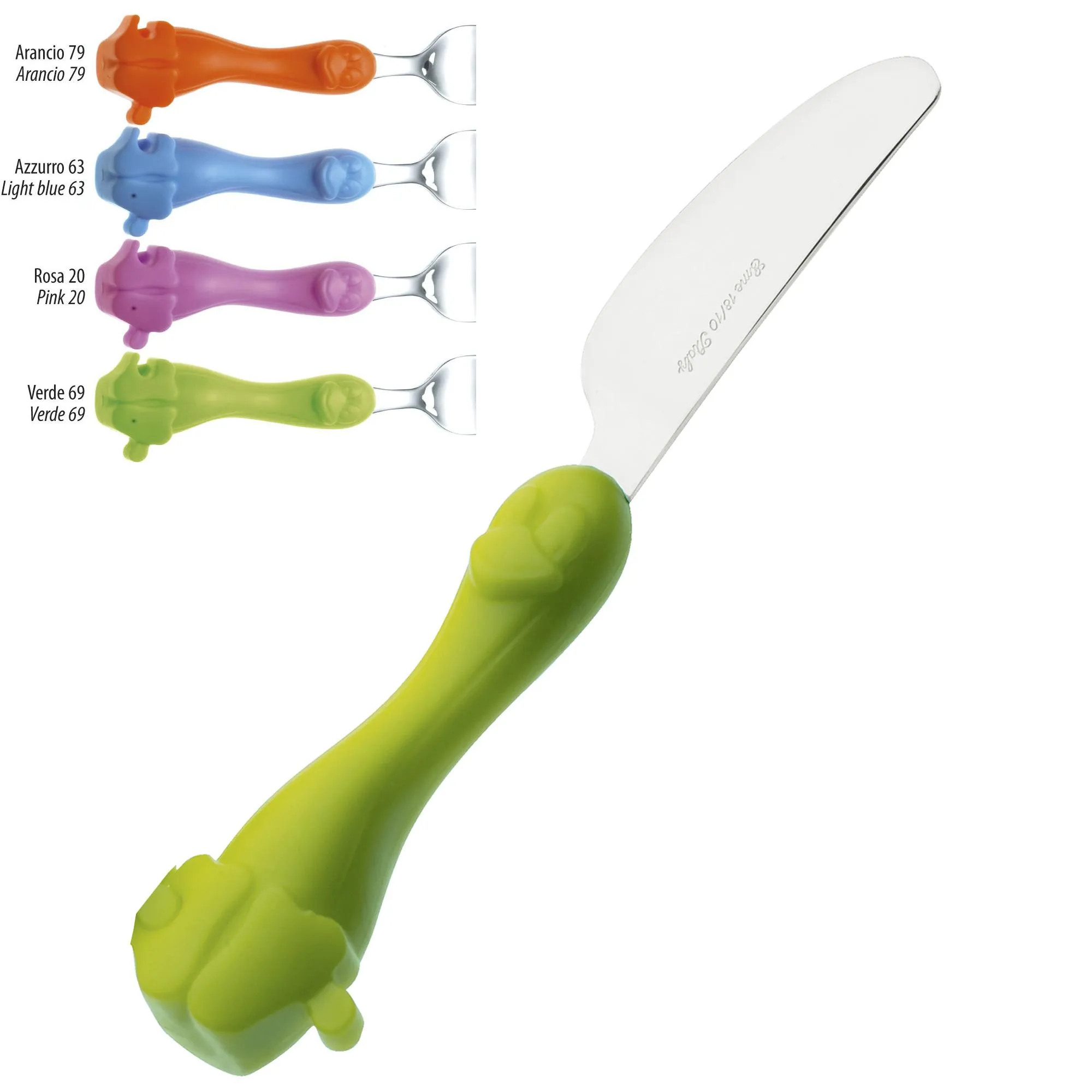 Coltello per bambini PINGO 1 Coltello + DI 18 MESI