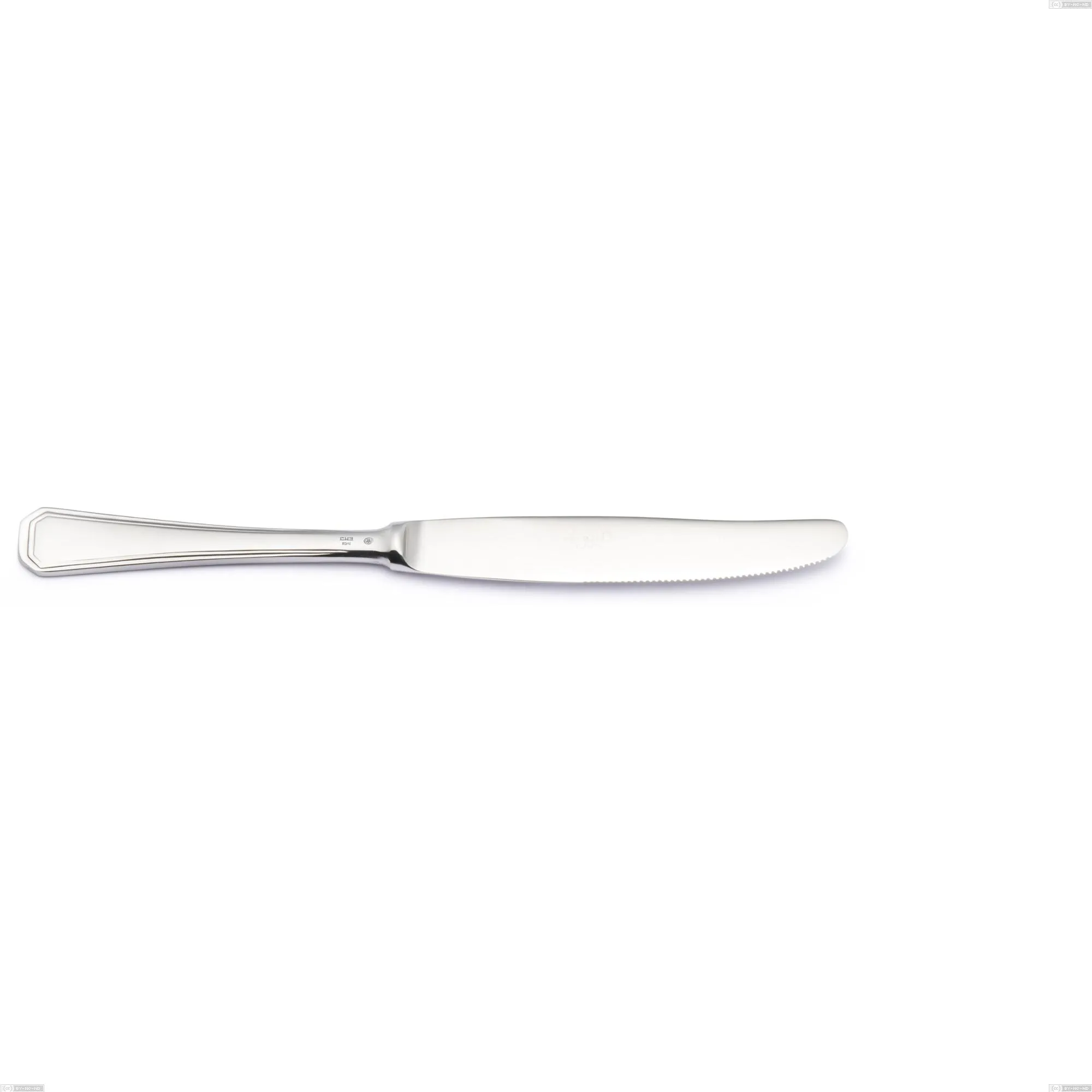 Coltello frutta Savoia Argento 8 micron, Acciaio inox Aisi 304 Finitura Argentata, spessore argento 8 micron, spessore posata 3 mm, lunghezza 218 mm