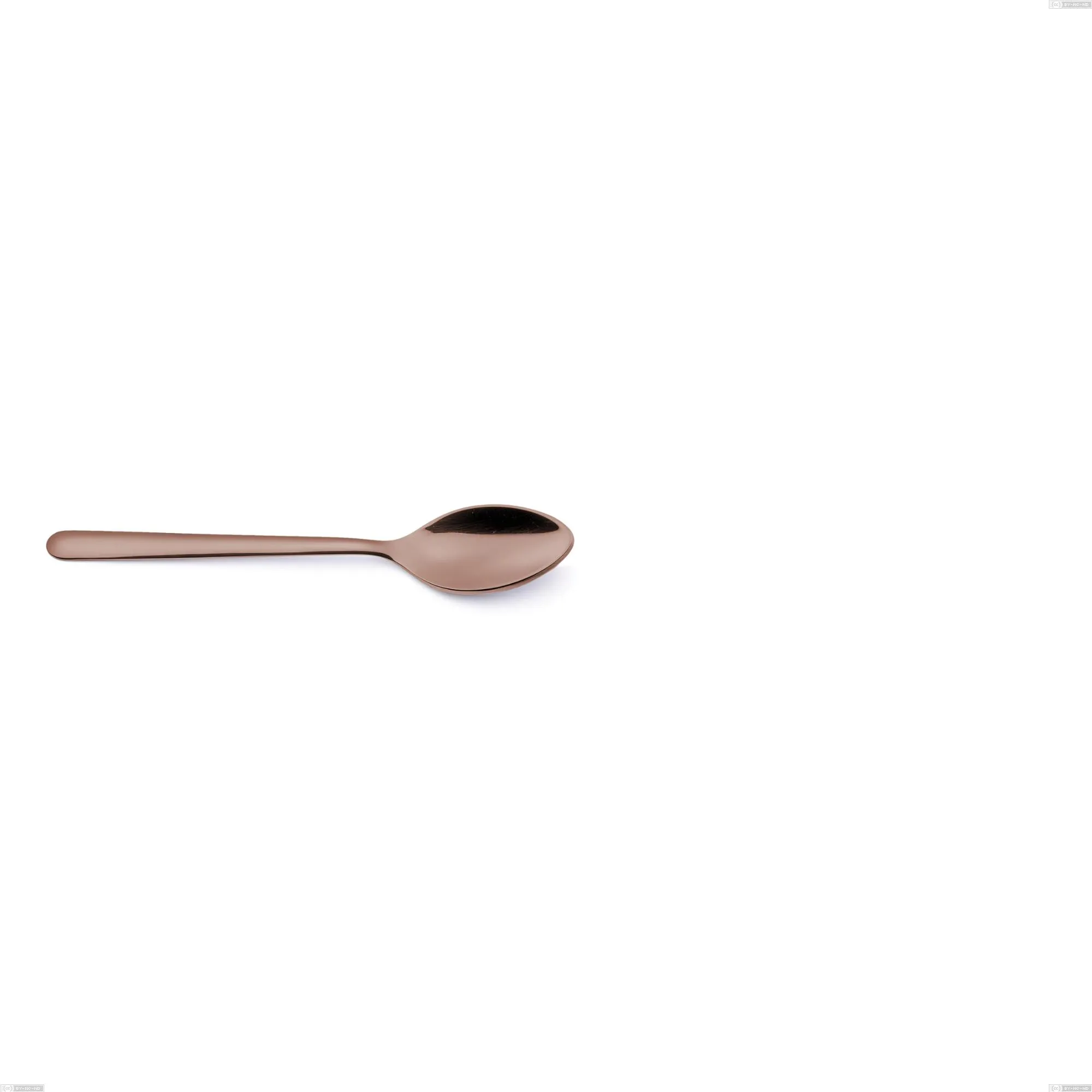 Cucchiaino moka Venice Copper Bronze, Acciaio Inox 18-10 trattamento pvd bronzo, spessore 4 mm, lunghezza 124 mm