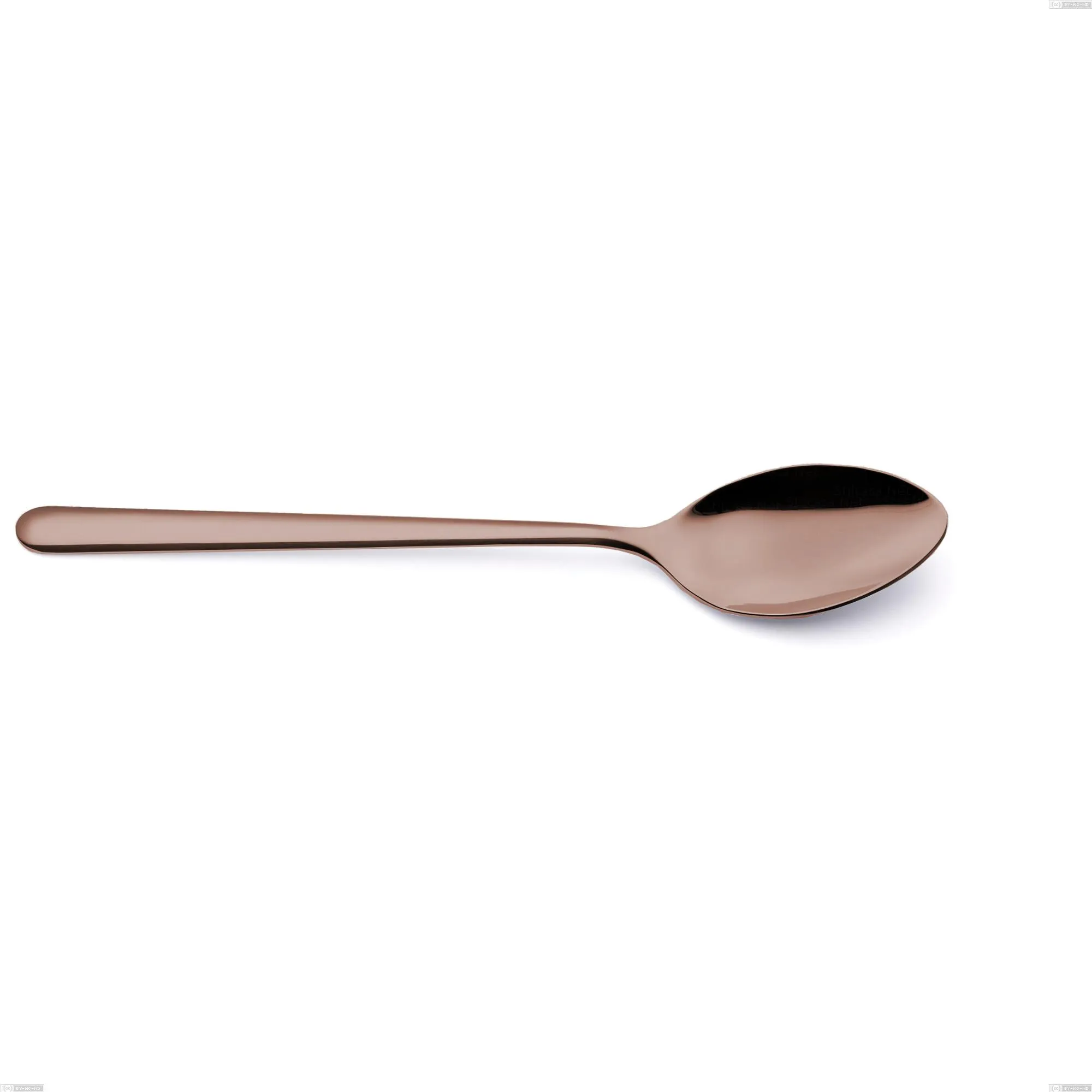 Cucchiaio da servizio Venice Copper Bronze, Acciaio Inox 18-10 trattamento pvd bronzo, spessore 4 mm, lunghezza 260 mm