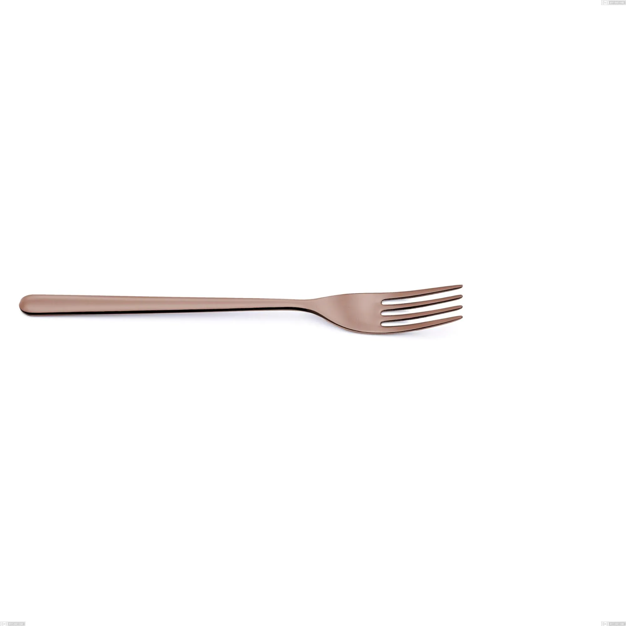 Forchetta frutta Venice Copper Bronze, Acciaio Inox 18-10 trattamento pvd bronzo, spessore 4 mm, lunghezza 200 mm