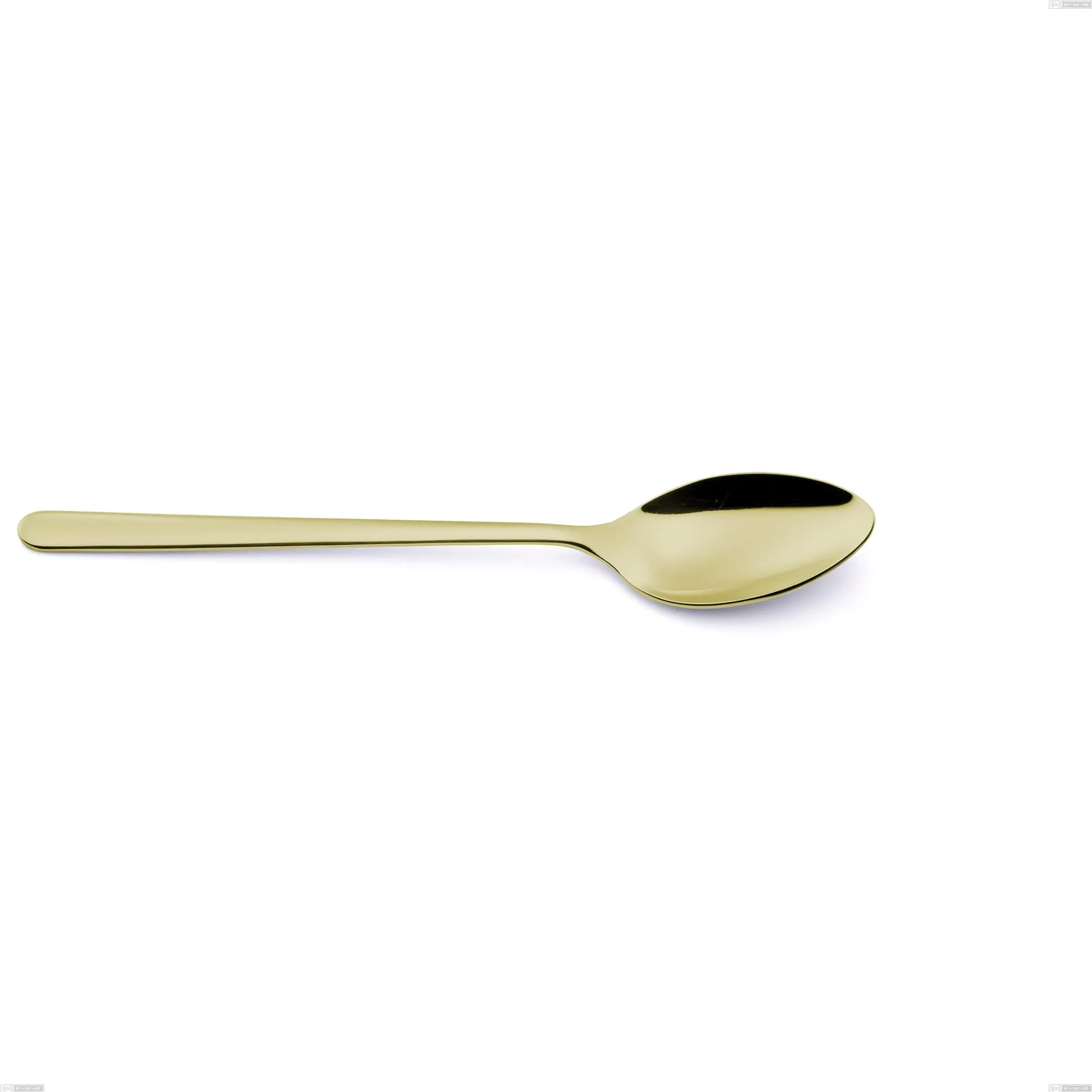 Cucchiaio tavola Venice Tin Gold, Acciaio Inox 18-10 trattamento pvd oro, spessore 4 mm, lunghezza 232 mm