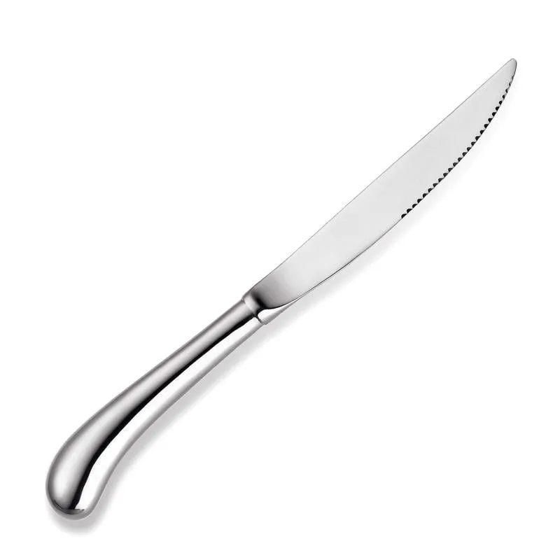 Coltello da Bistecca manico Vuoto in acciaio inox 1810 lucido