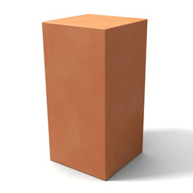 Cubo Icebar Glicine IN Polietilene 45x45xh 90 cm colore arancio