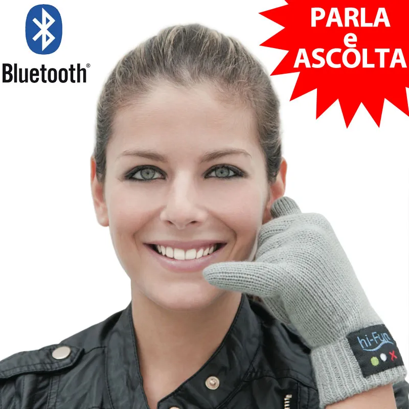 Guanto telefonico HI CALL donna Bluetooth che si collega al tuo smartphone permettendoti di telefonare