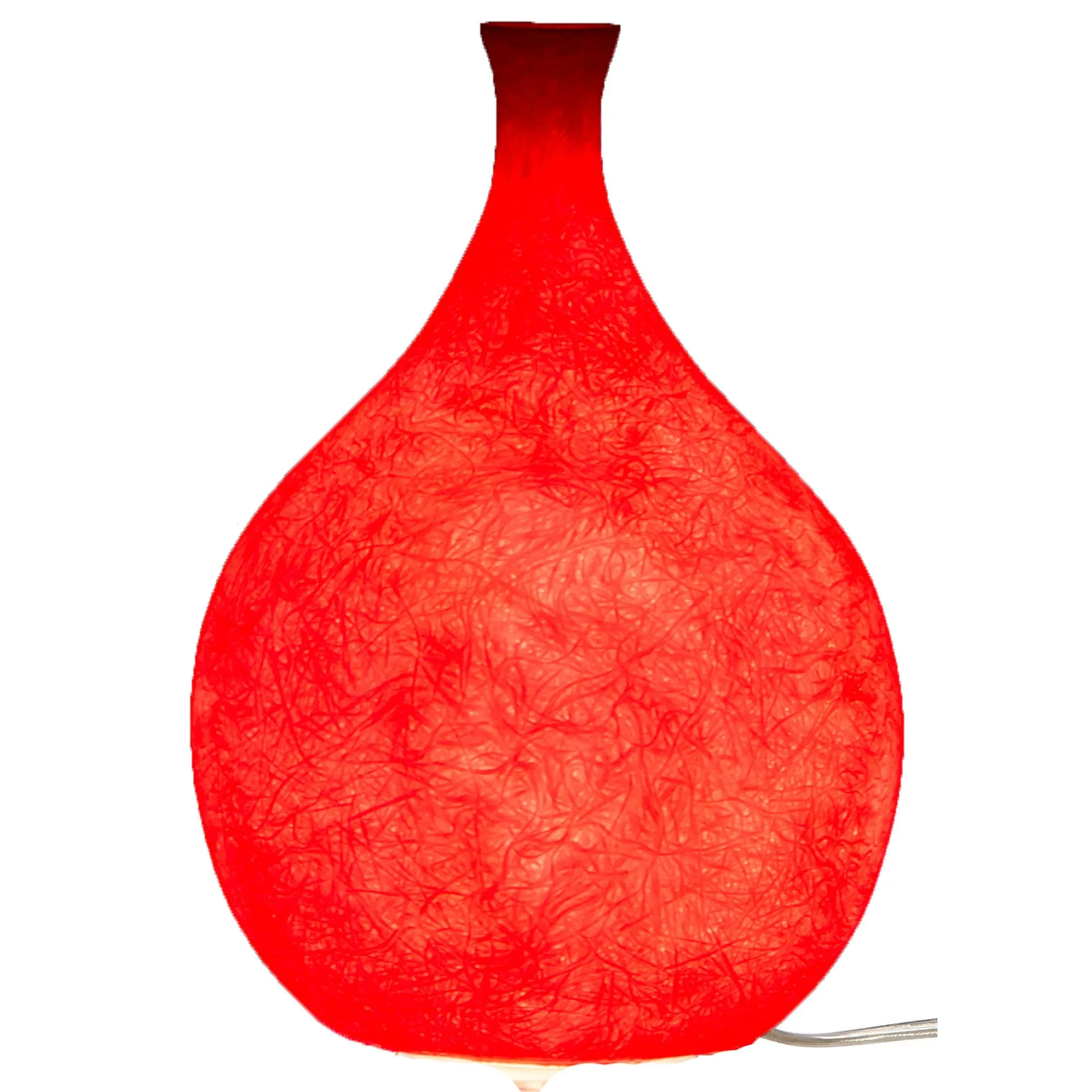 Lampada Da tavolo Luce Liquida 2 in nebulite Ø 23xh35 cm colore Rosso